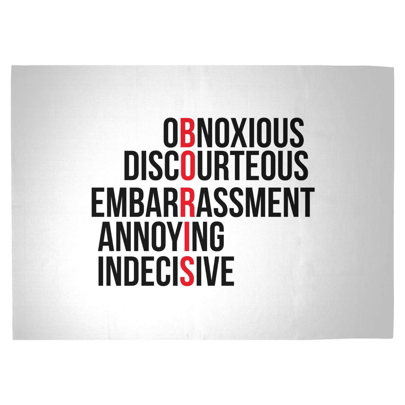 Boris Description Woven Rug - Large