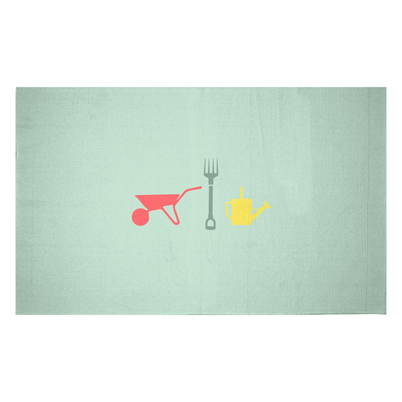 Wheelbarrow Woven Rug - Small