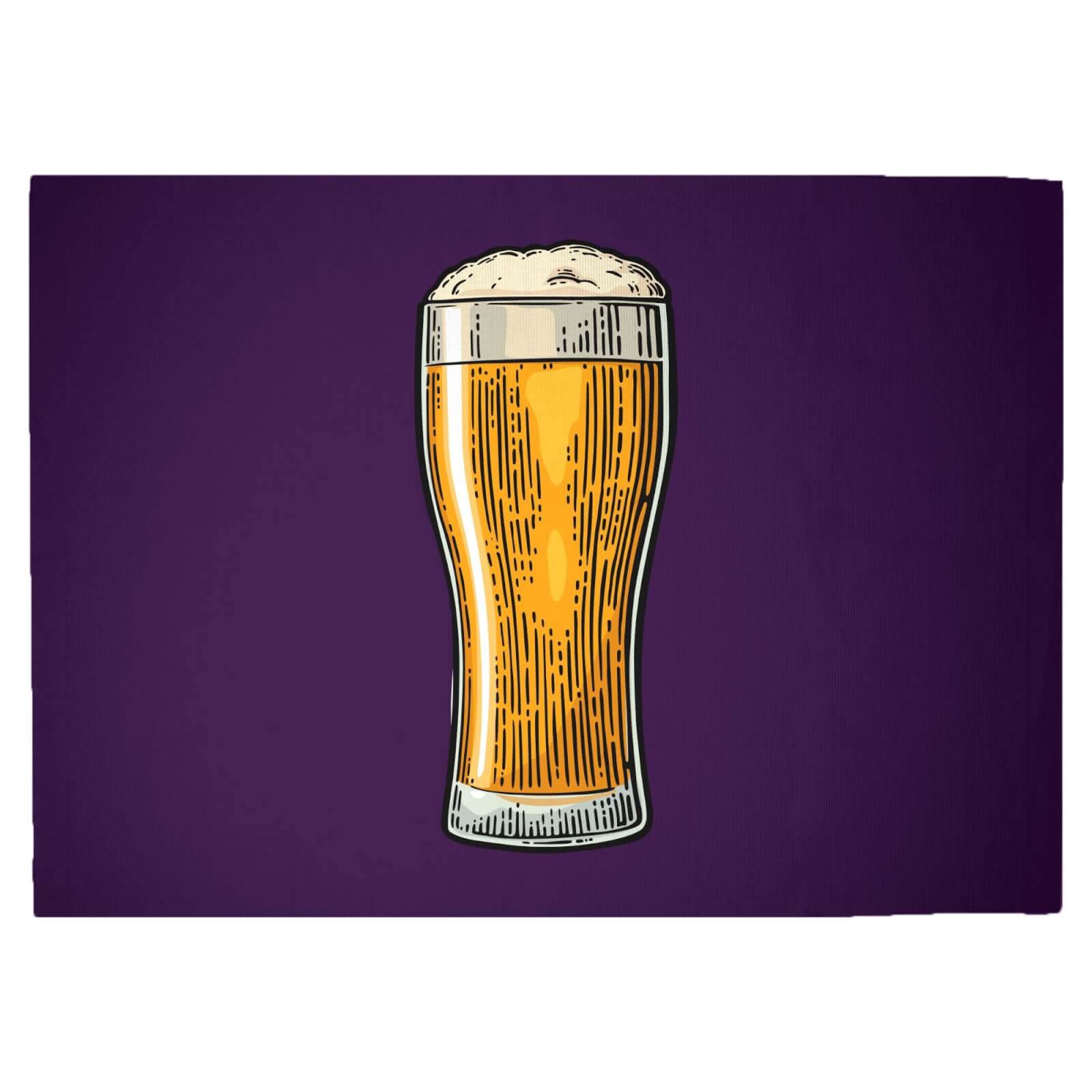 Beer Woven Rug - Large