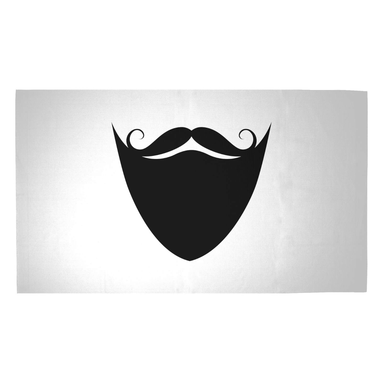 Black Beard Woven Rug - Medium