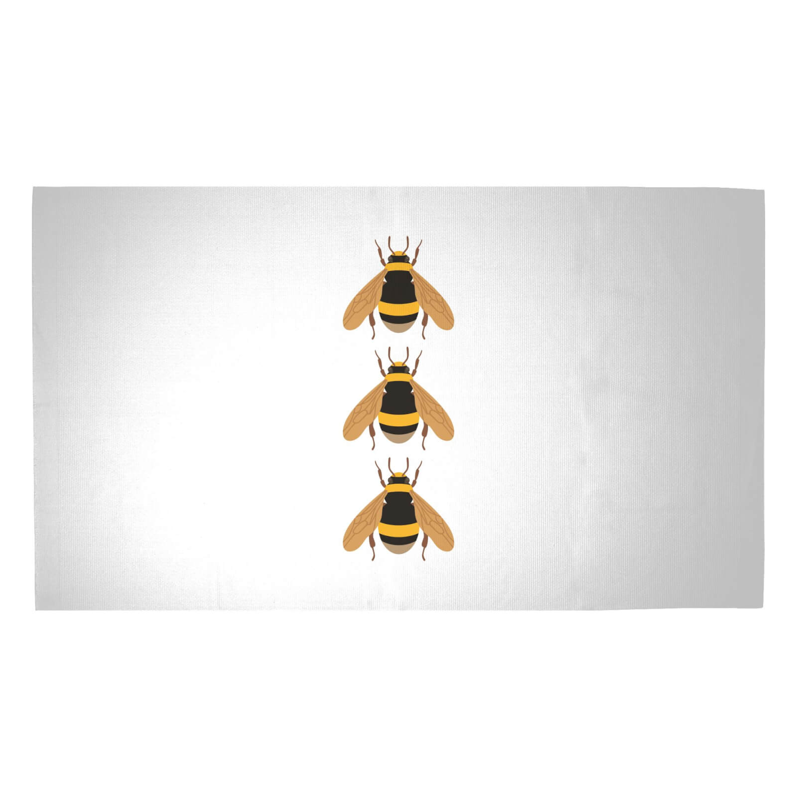 Triple Bees Woven Rug - Medium