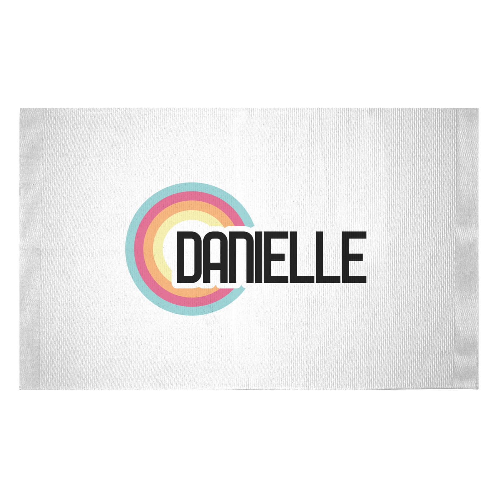 Danielle Rainbow Woven Rug - Small