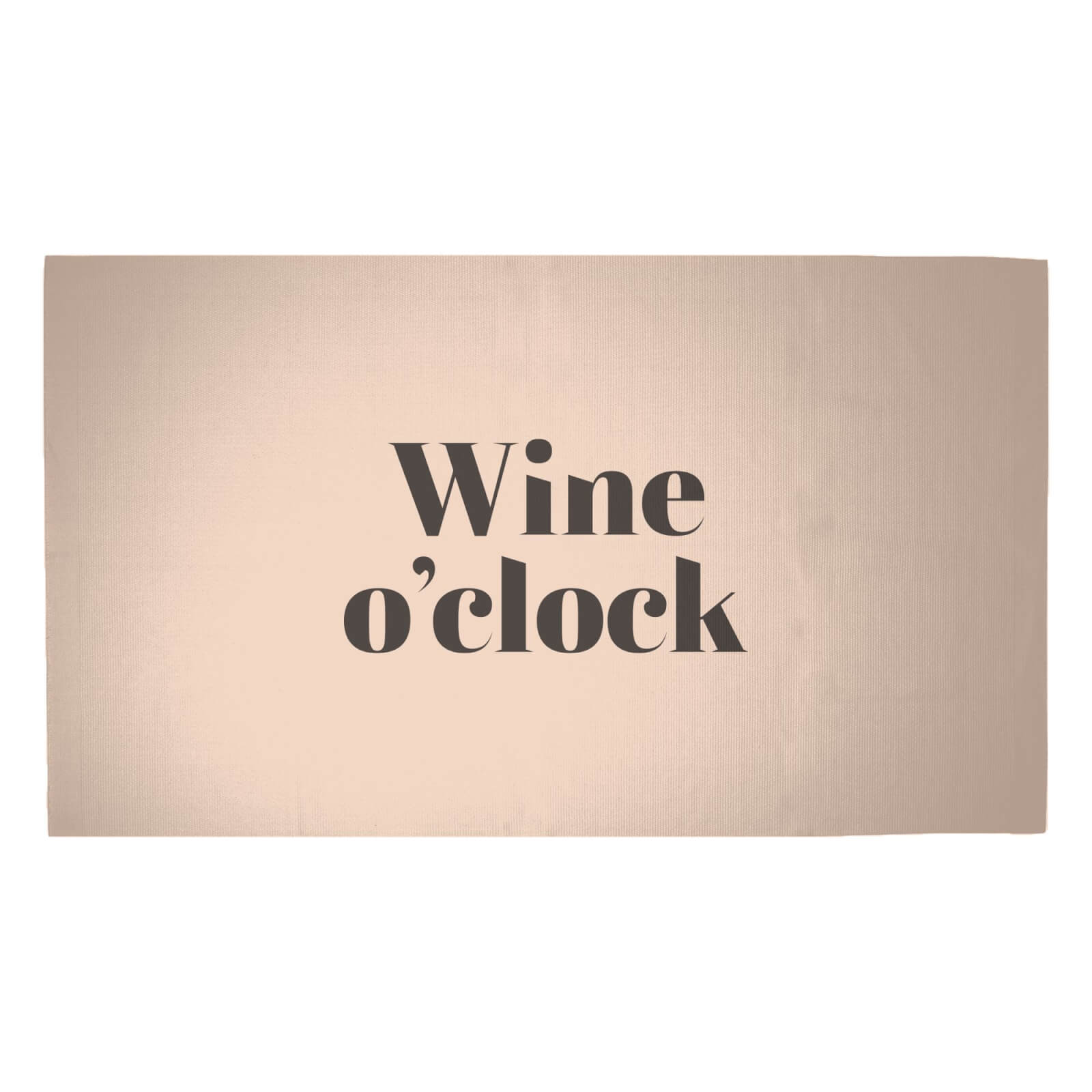 Wine O'Clock Woven Rug - Medium