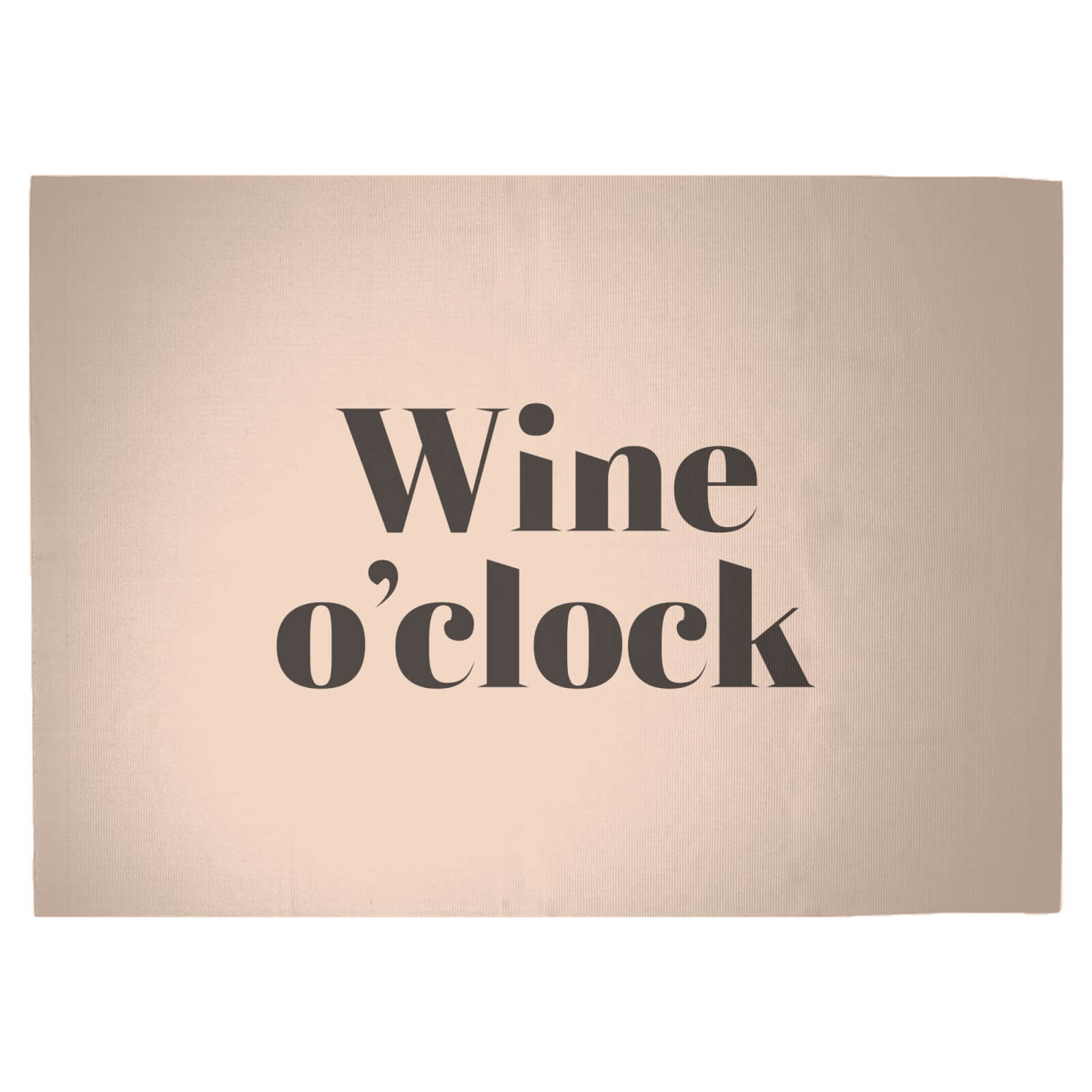 Wine O'Clock Woven Rug - Large