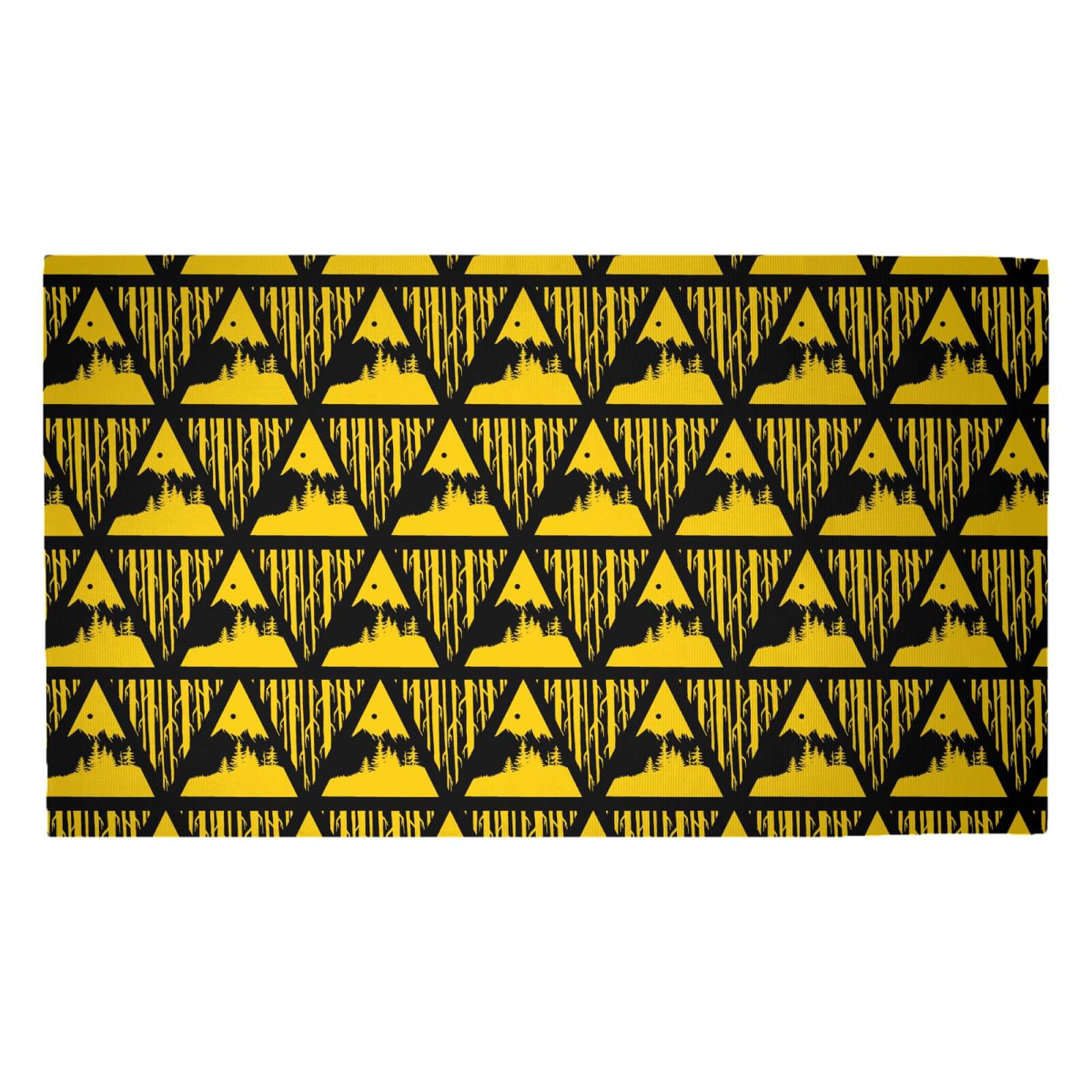 Lost In The Golden Woods Woven Rug - Medium