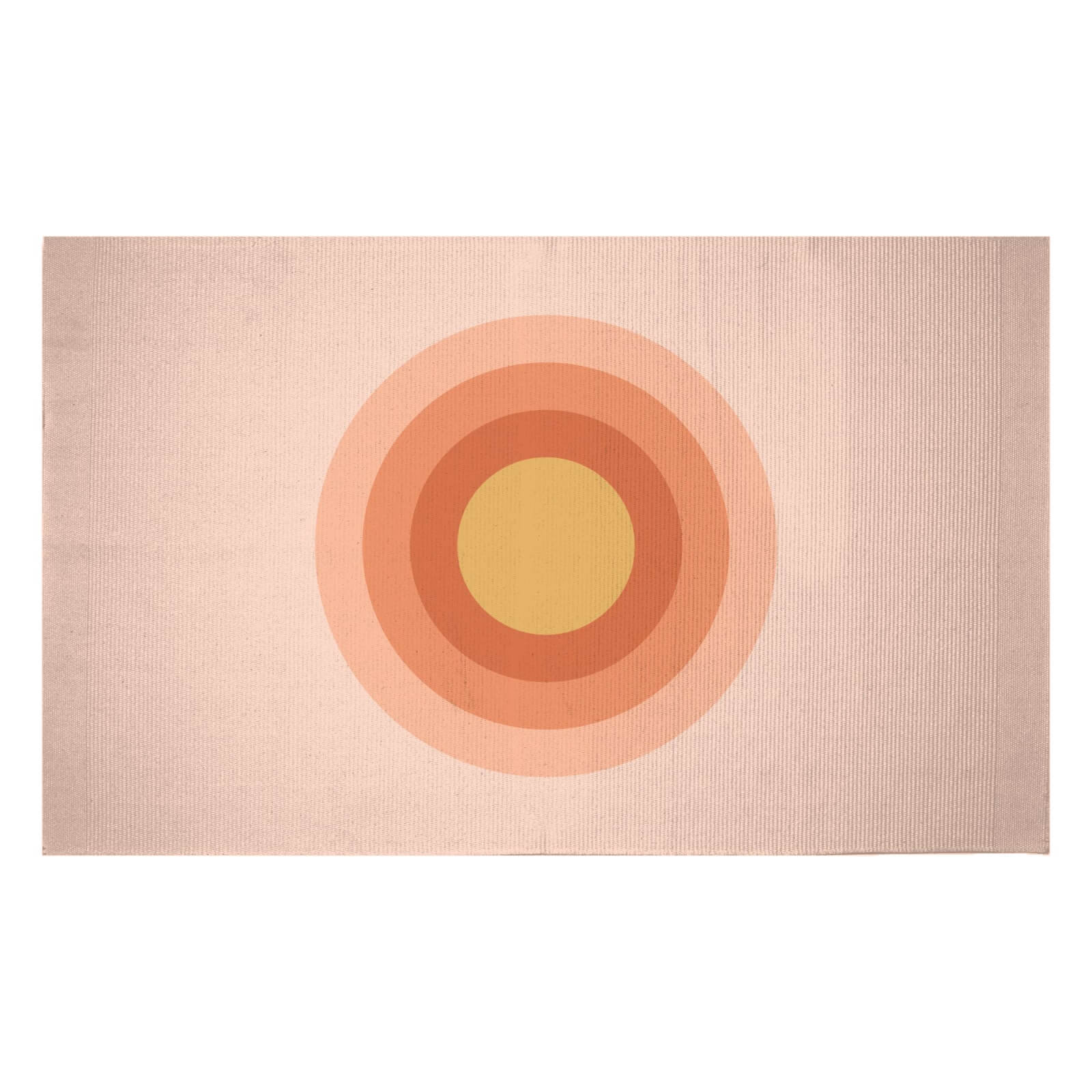Summer Retro Rainbow Woven Rug - Small