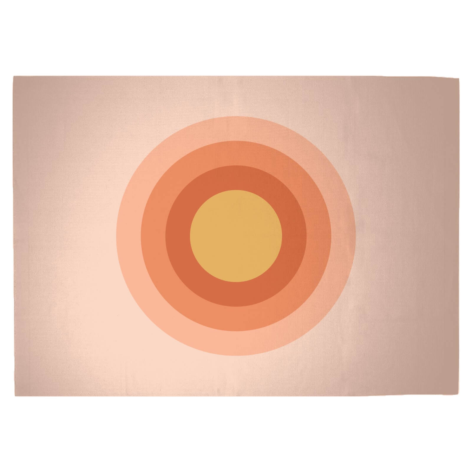 Summer Retro Rainbow Woven Rug - Large