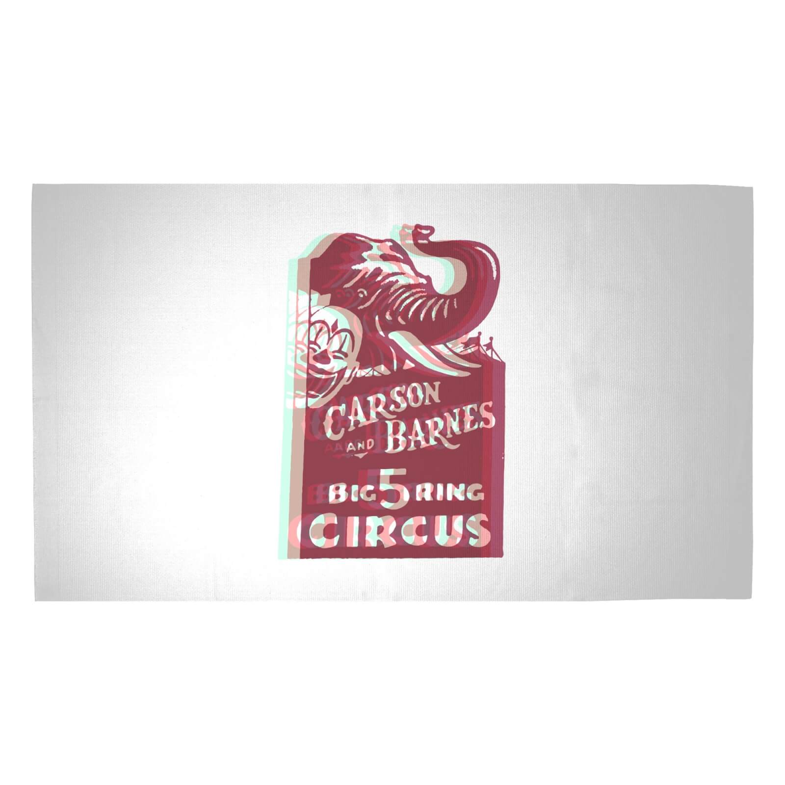 Carson And Barnes Big Five Ring Circus Woven Rug - Medium