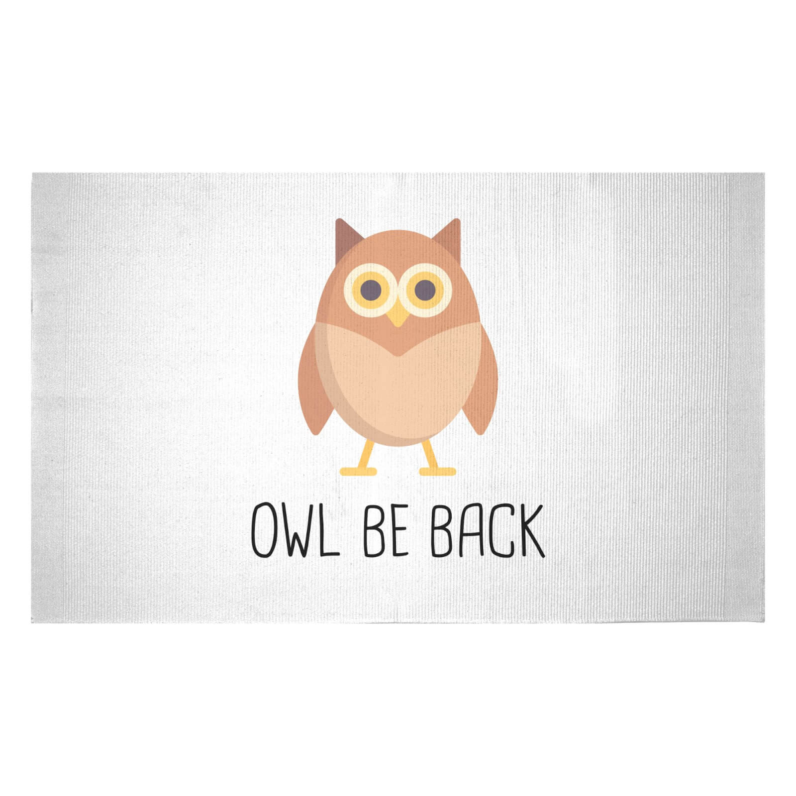 Owl Be Back Woven Rug - Small