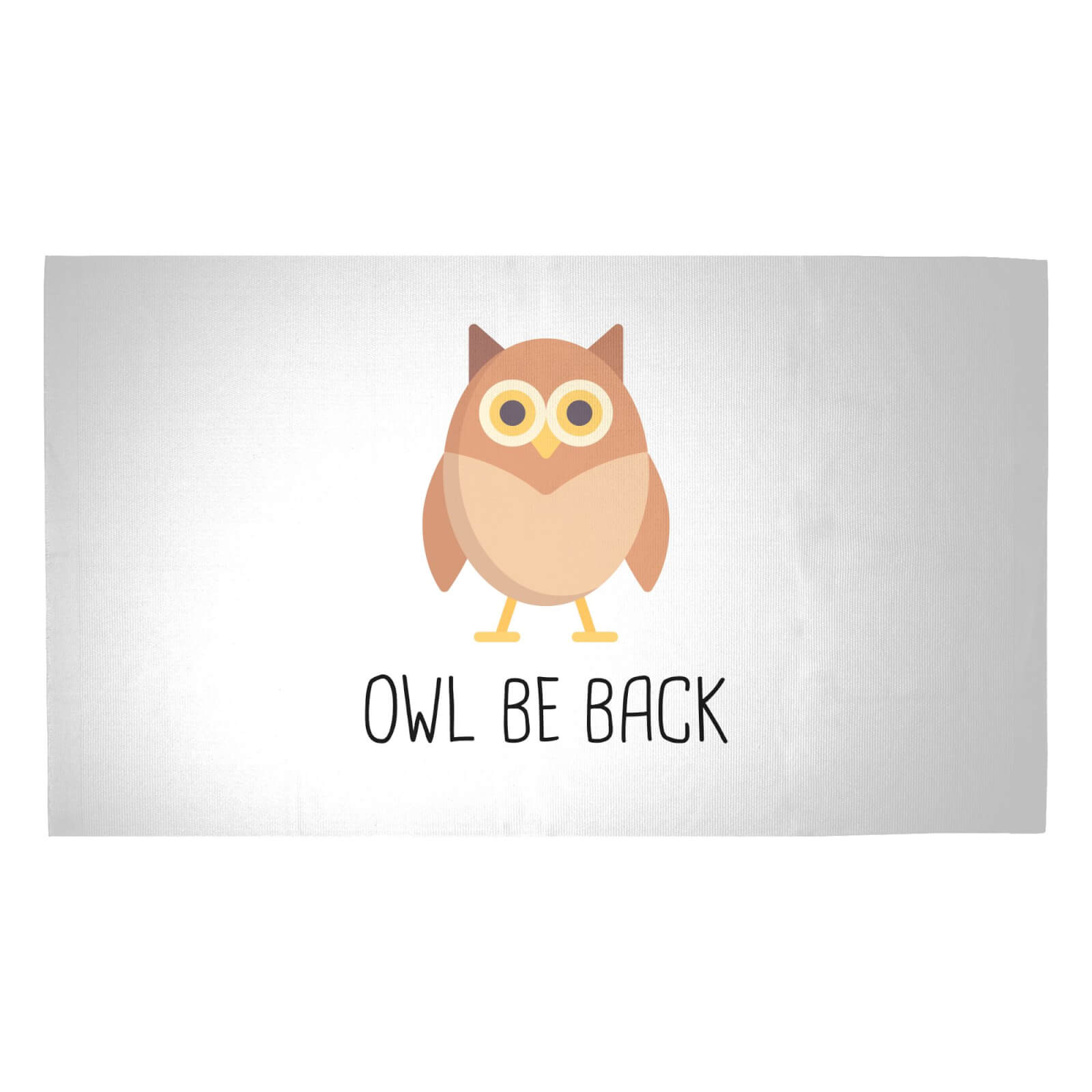 Owl Be Back Woven Rug - Medium