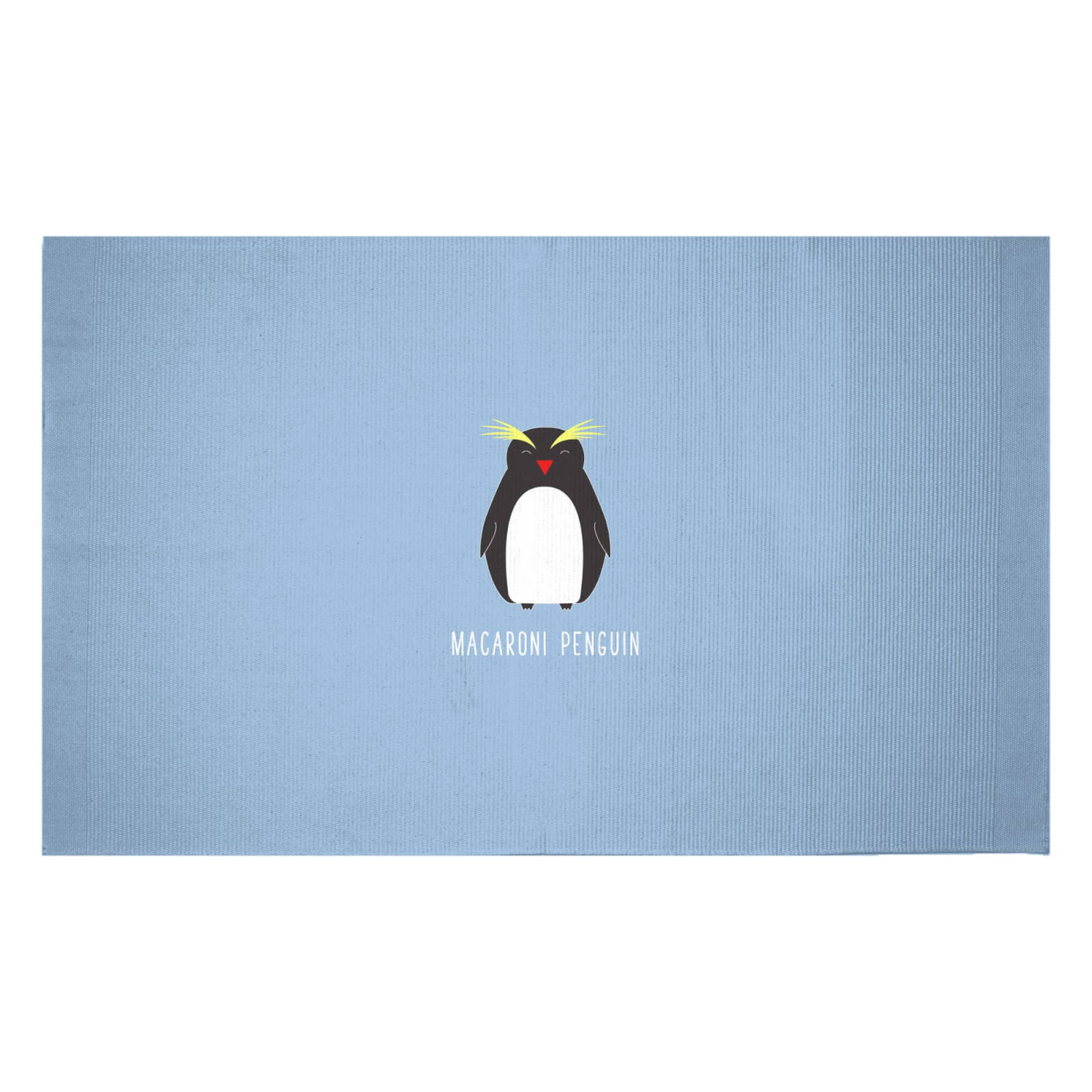 Macaroni Penguin Woven Rug - Small