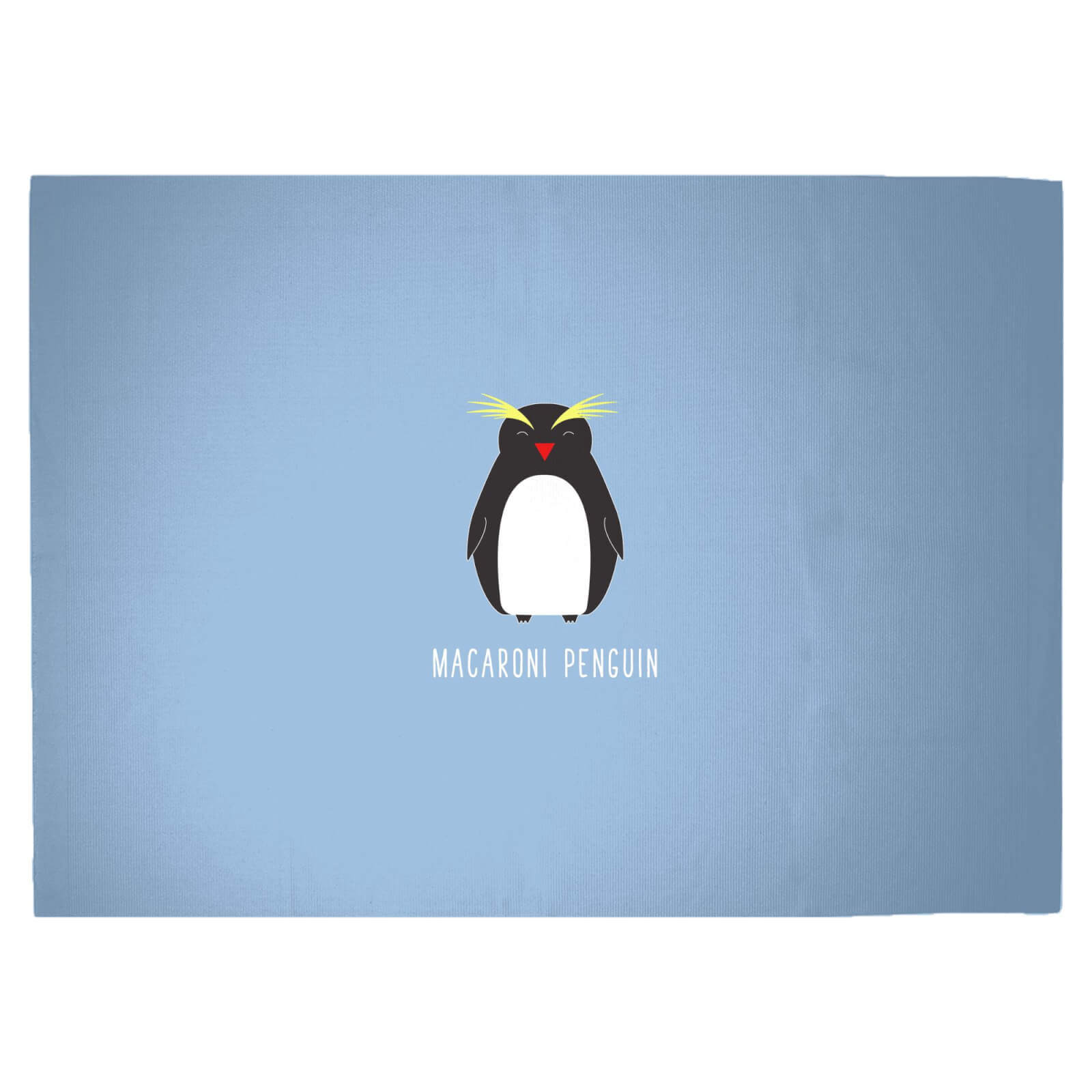 Macaroni Penguin Woven Rug - Large
