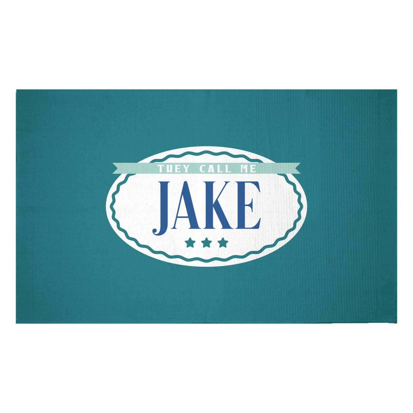 They Call Me Jake Woven Rug - Small