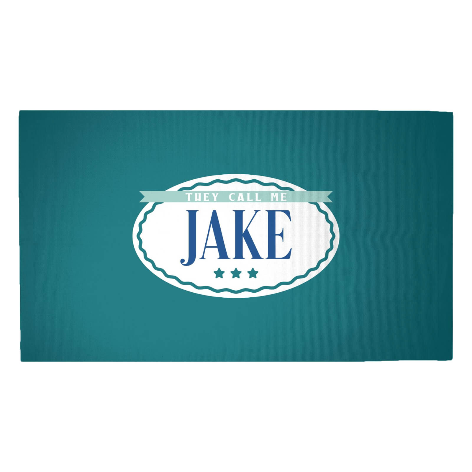 They Call Me Jake Woven Rug - Medium