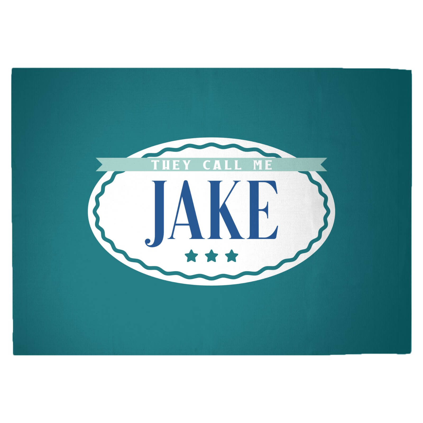 They Call Me Jake Woven Rug - Large