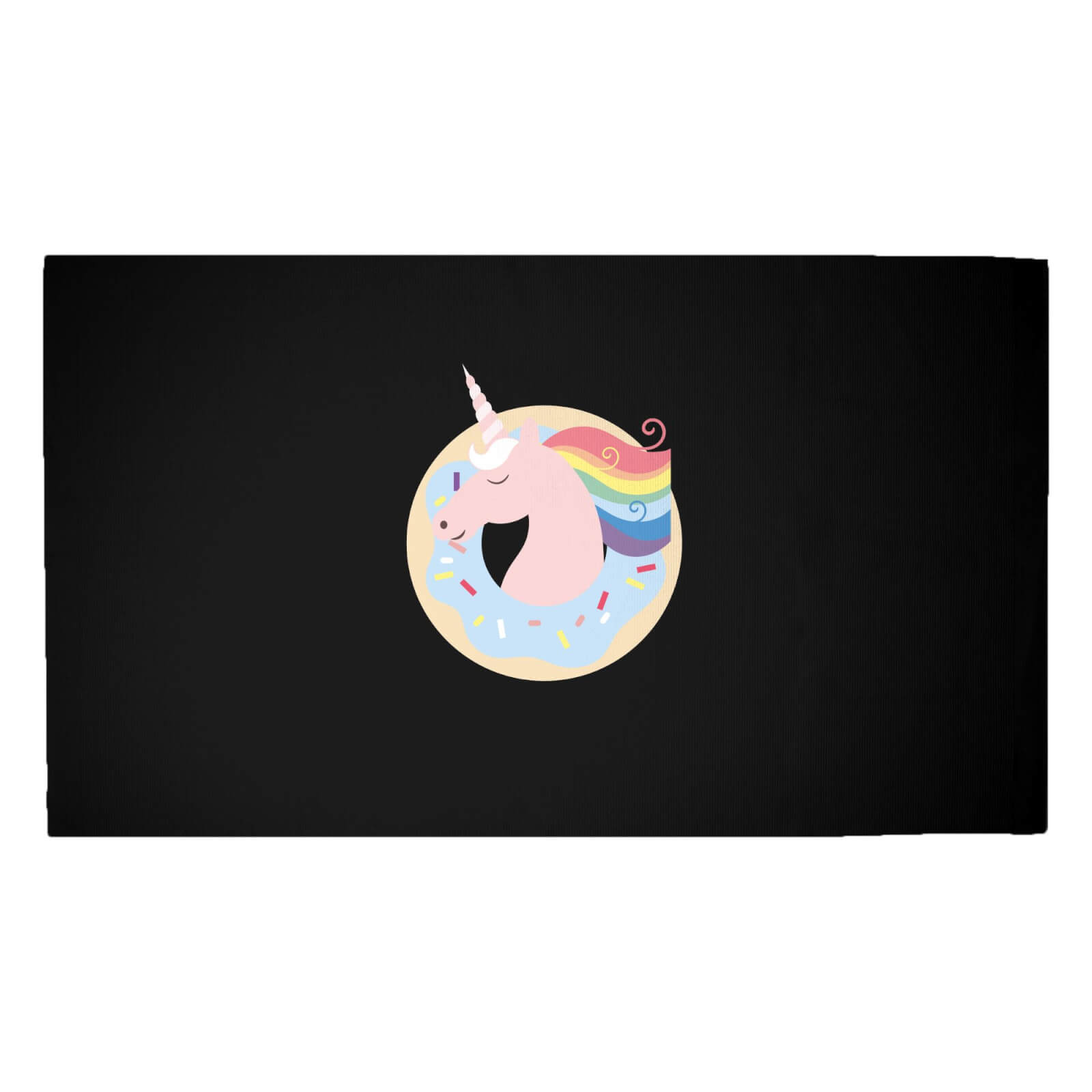 Donut Unicorn Woven Rug - Medium
