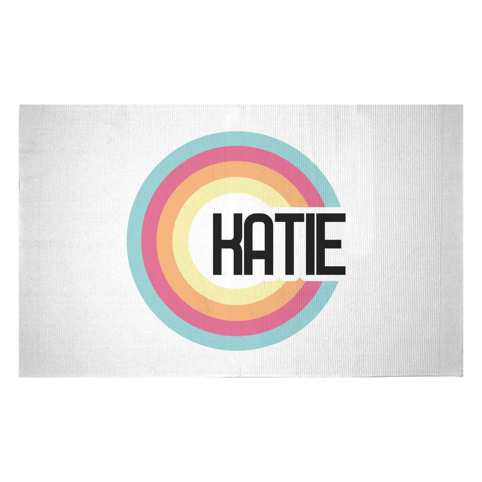 Katie Rainbow Woven Rug - Small