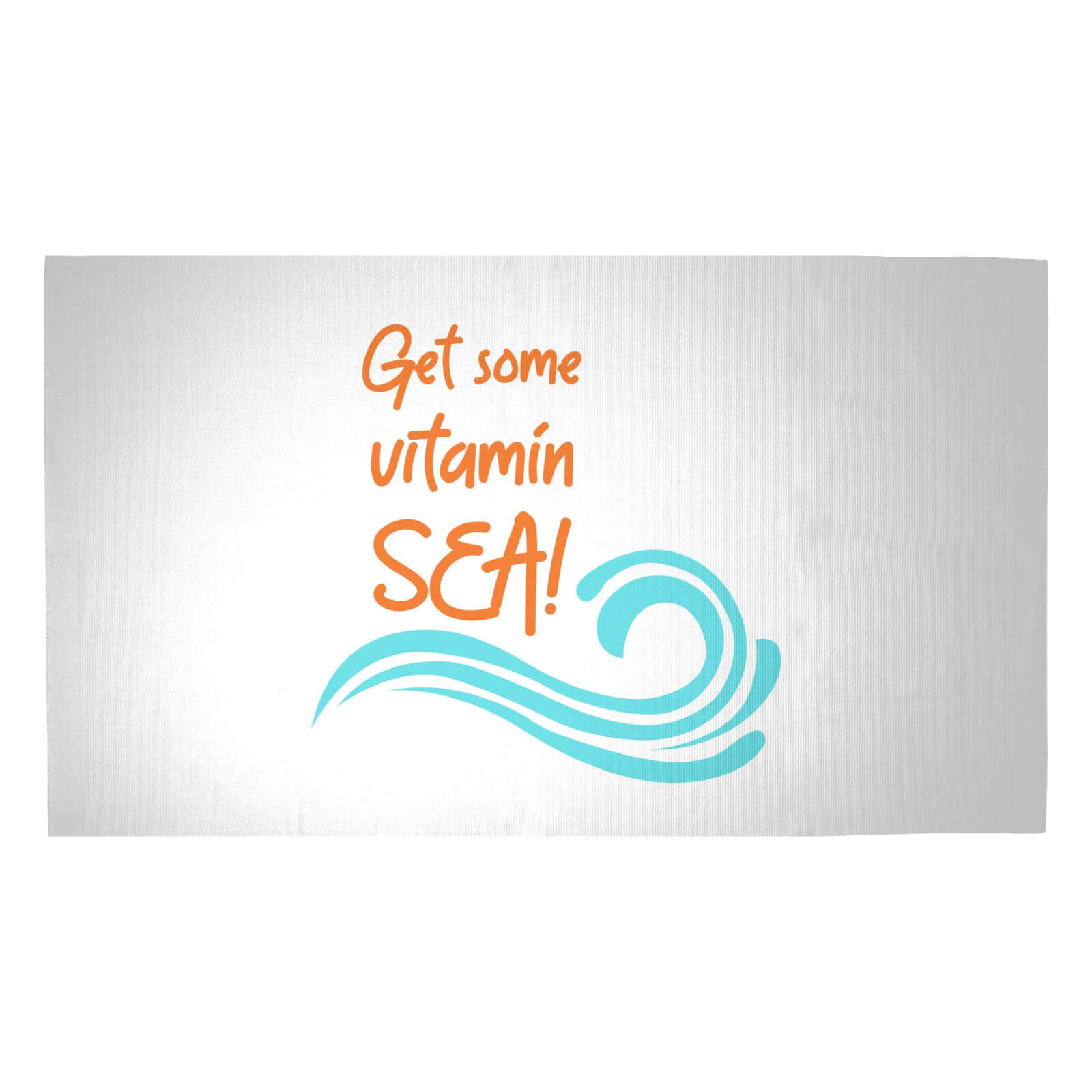 Get Some Vitamin Sea! Woven Rug - Medium