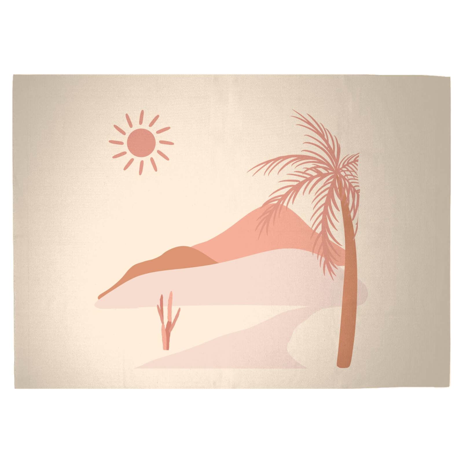 Dessert Scenes Woven Rug - Large