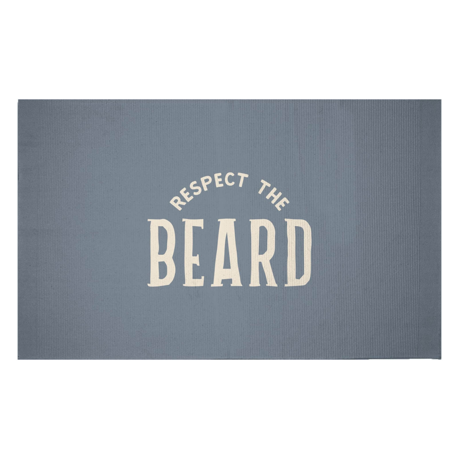 Respect The Beard Woven Rug - Small