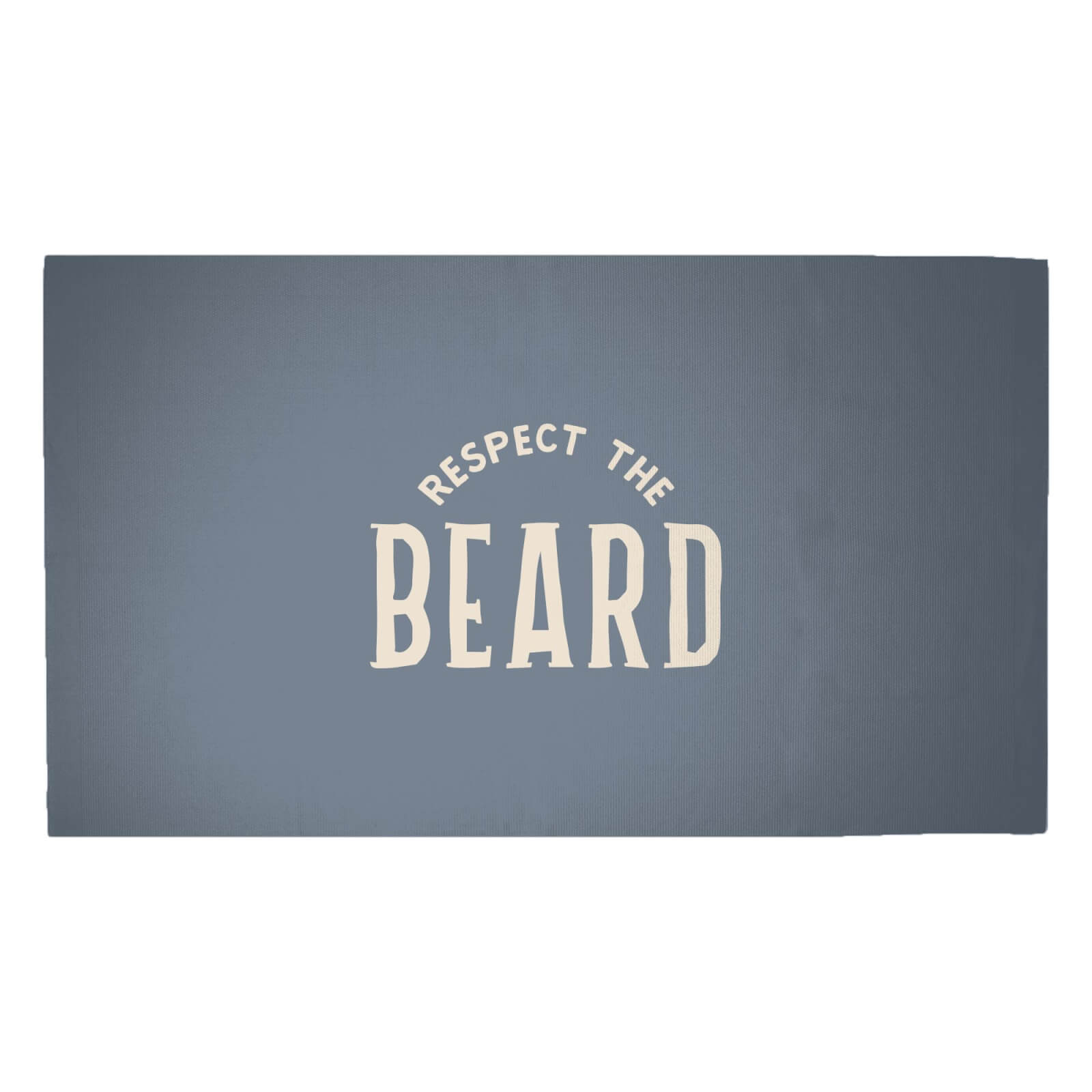 Respect The Beard Woven Rug - Medium