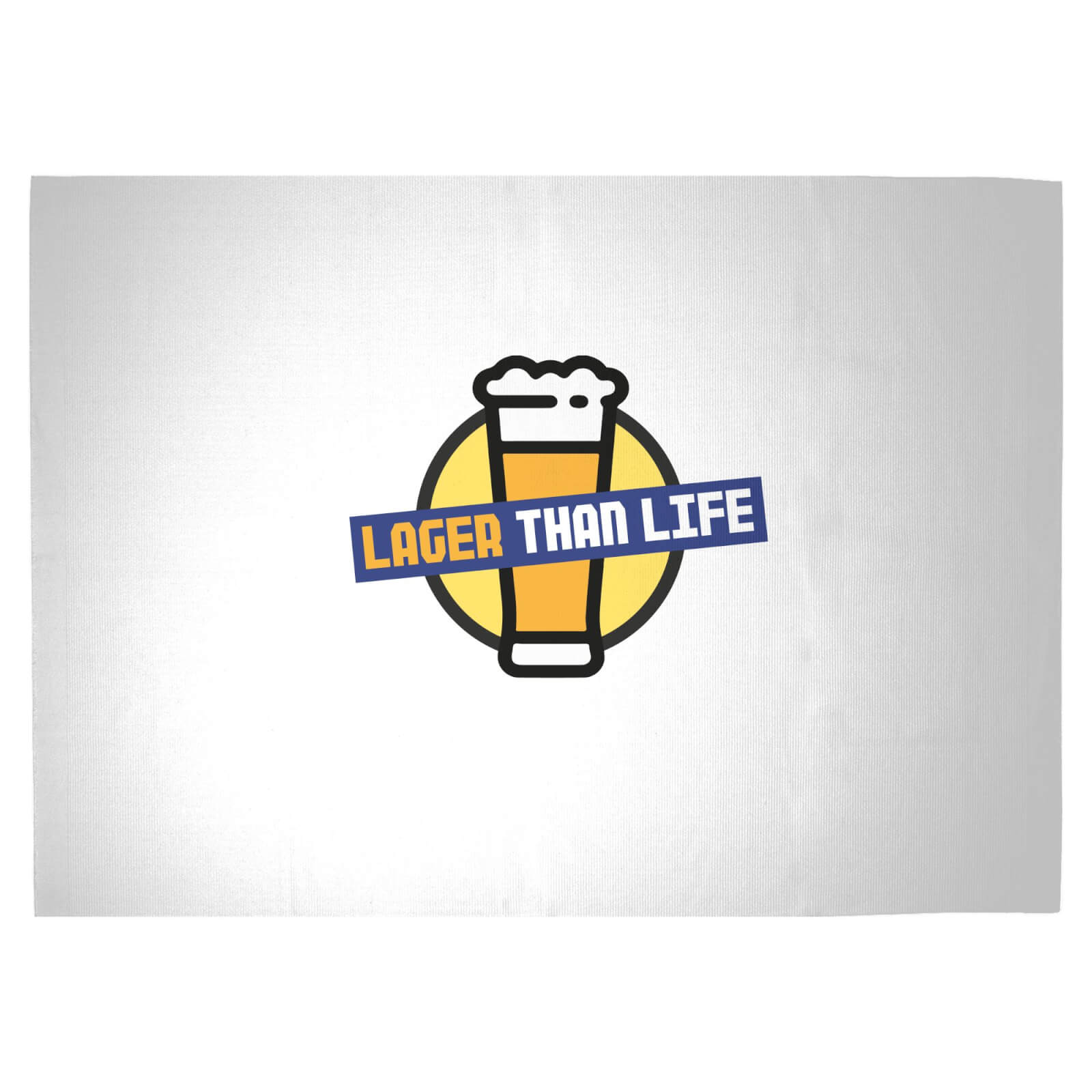 Lager Than Life Woven Rug - Large