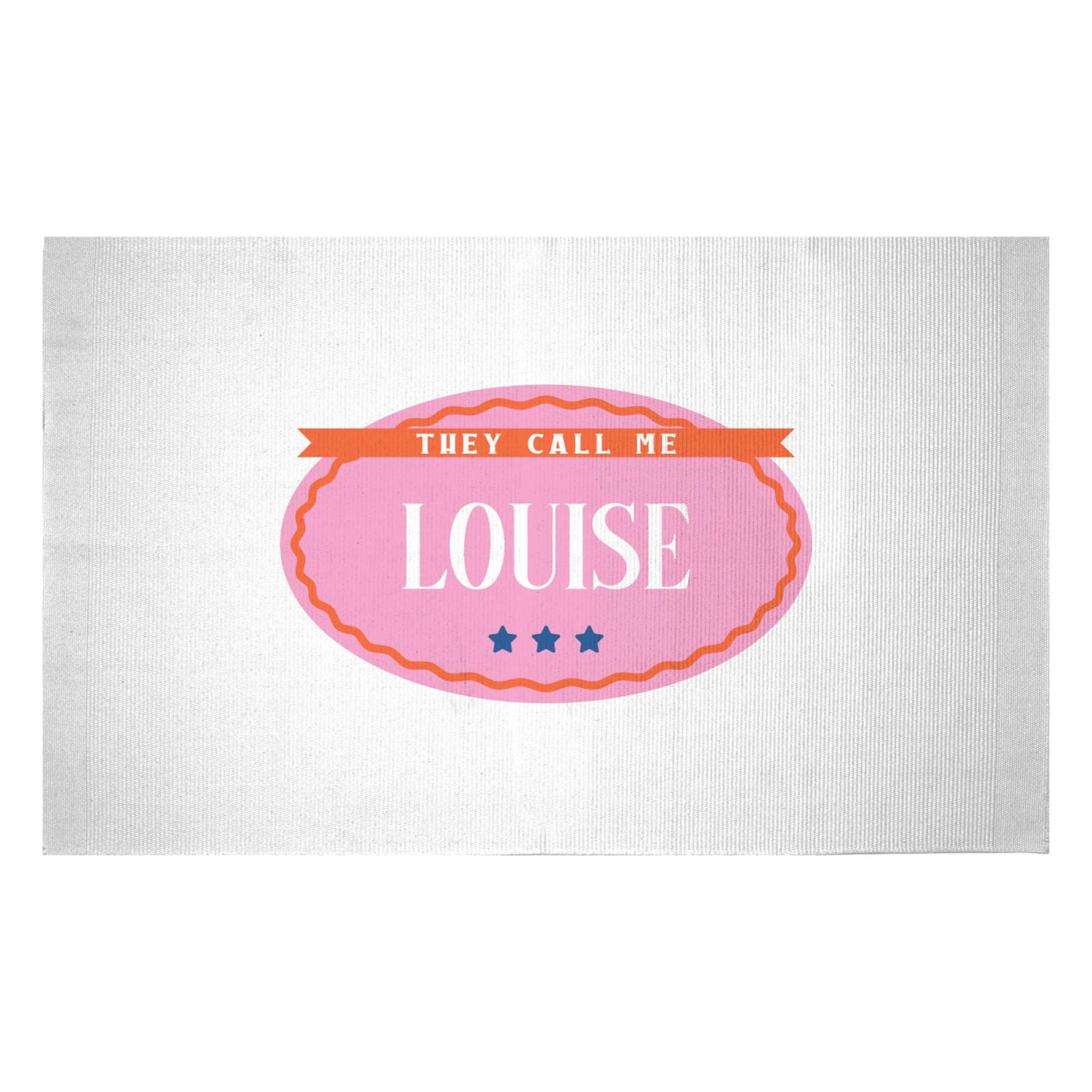 They Call Me Louise Woven Rug - Small