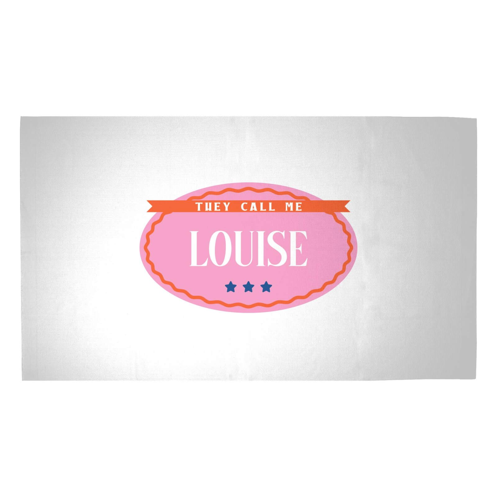 They Call Me Louise Woven Rug - Medium