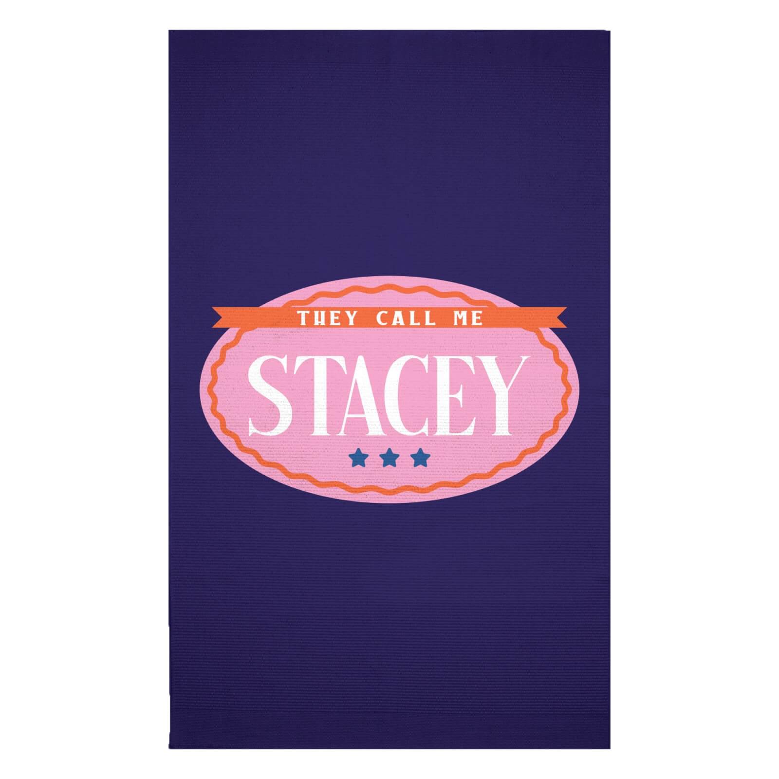They Call Me Stacey Woven Rug - Small