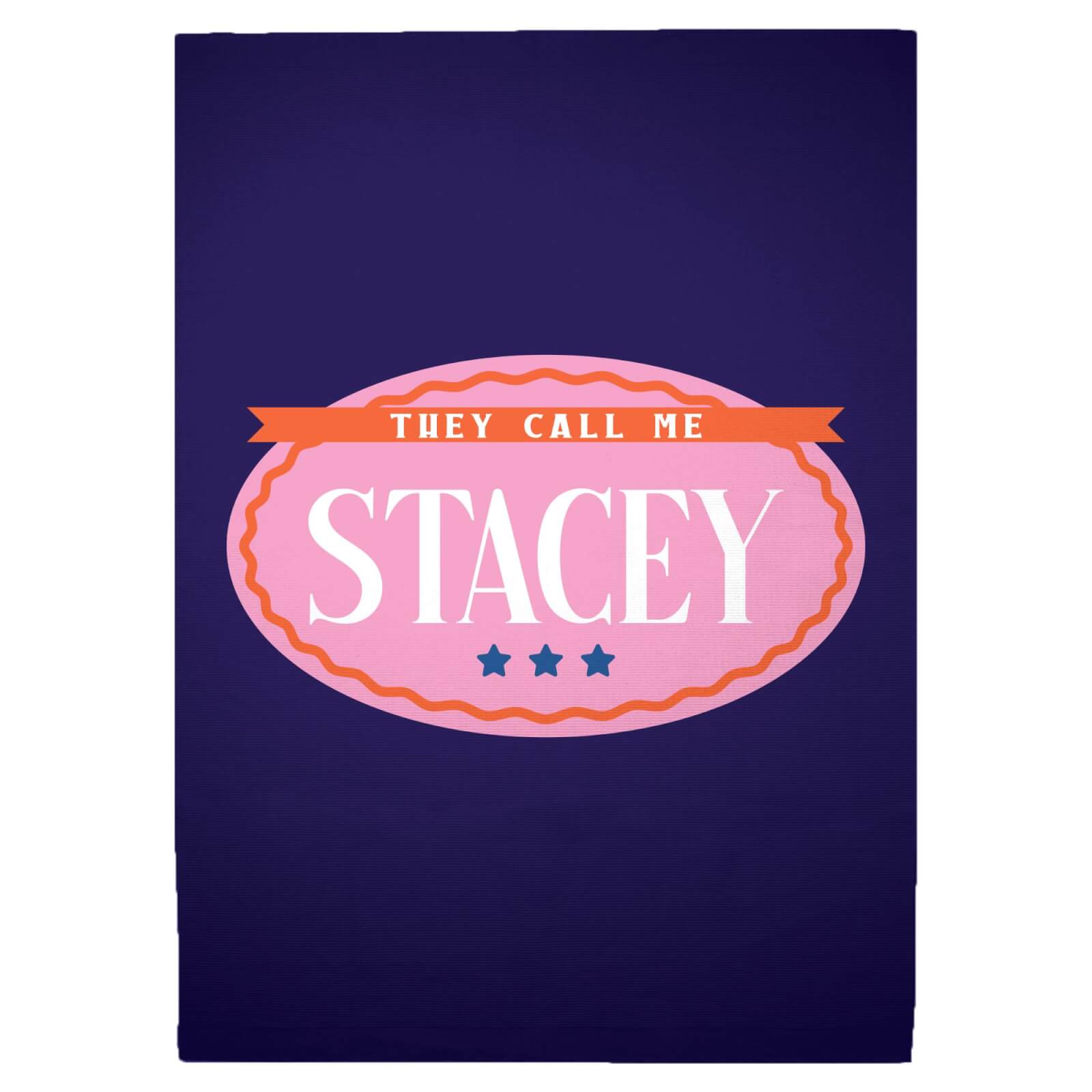 They Call Me Stacey Woven Rug - Large