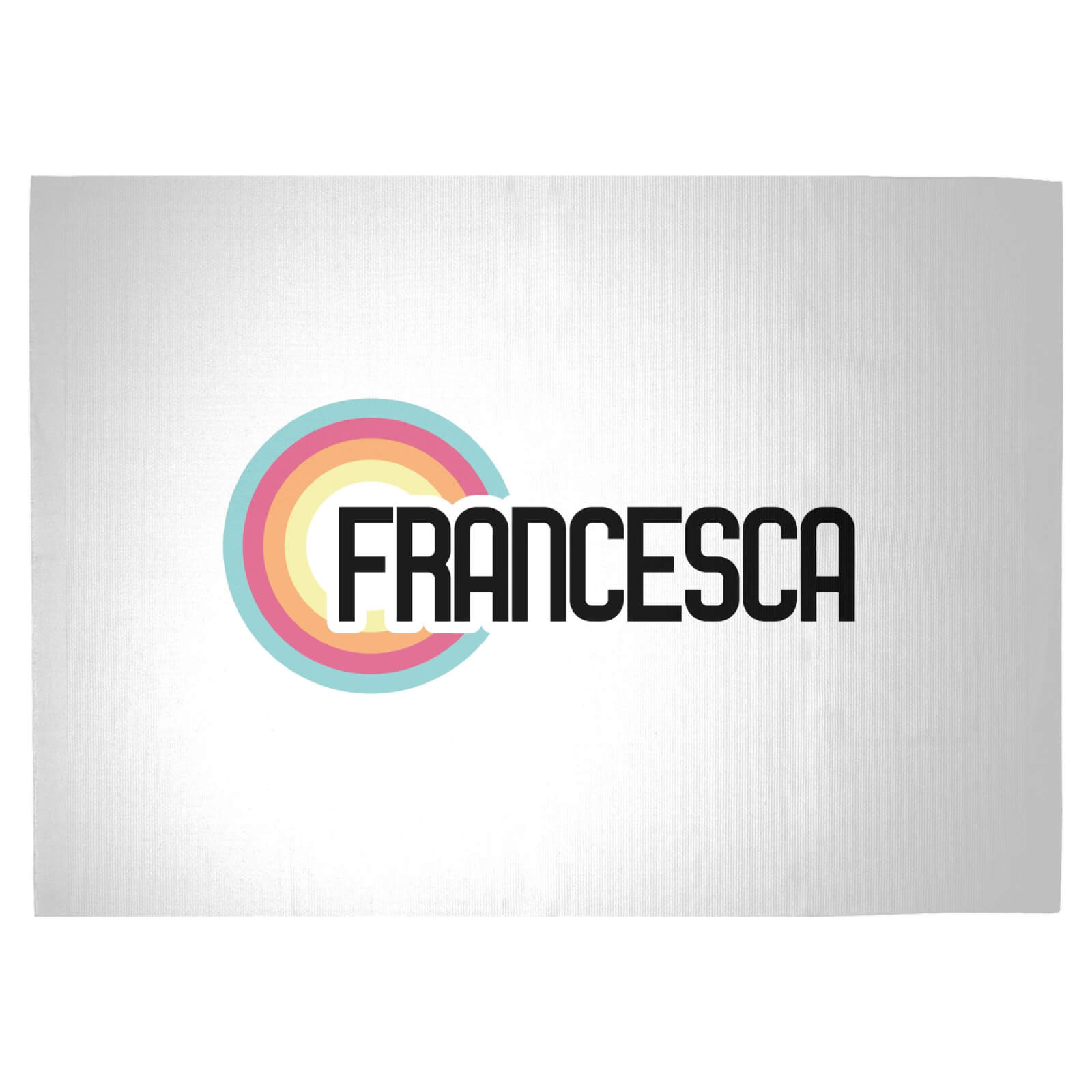 Francesca Rainbow Woven Rug - Large