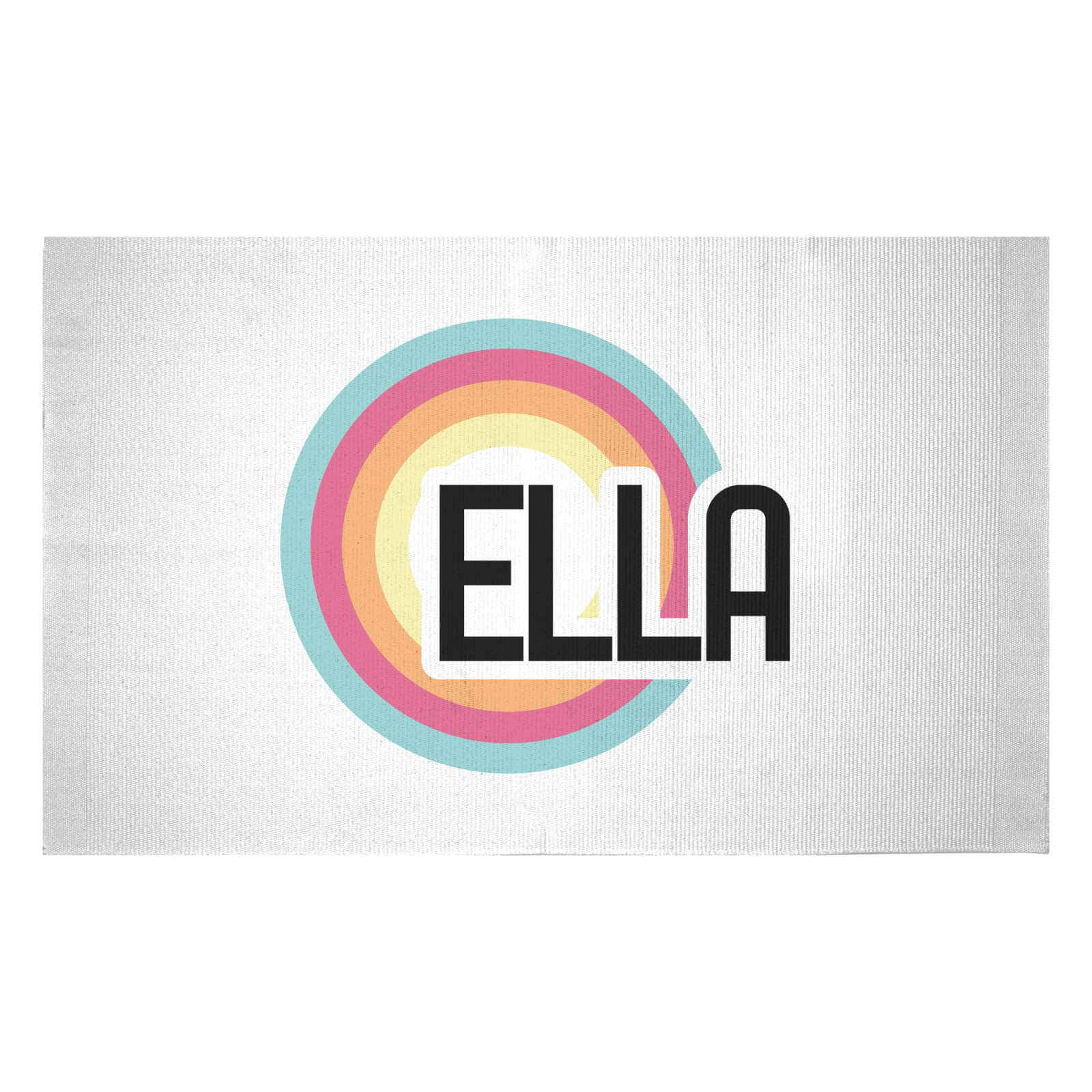 Ella Rainbow Woven Rug - Small