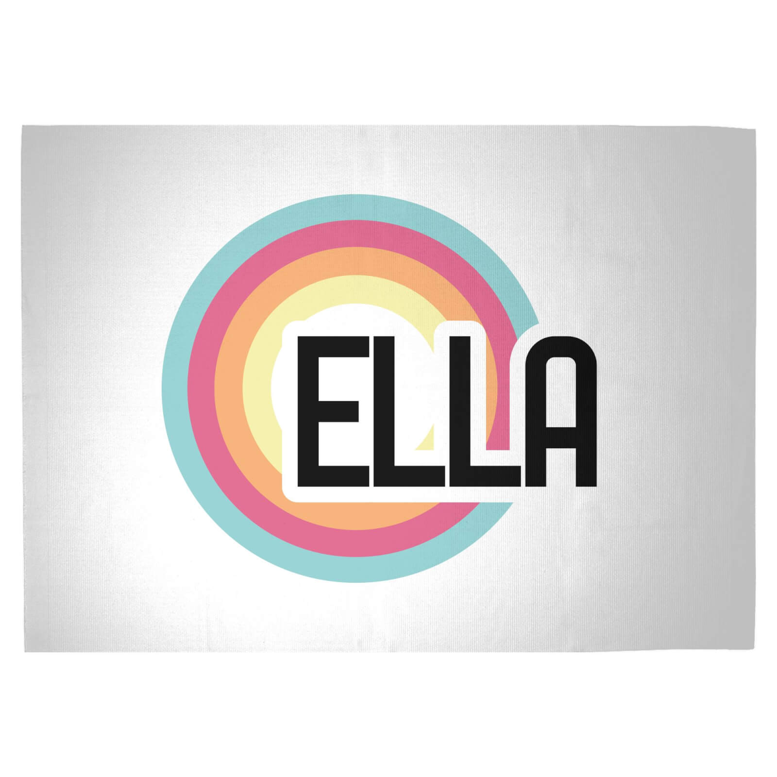 Ella Rainbow Woven Rug - Large