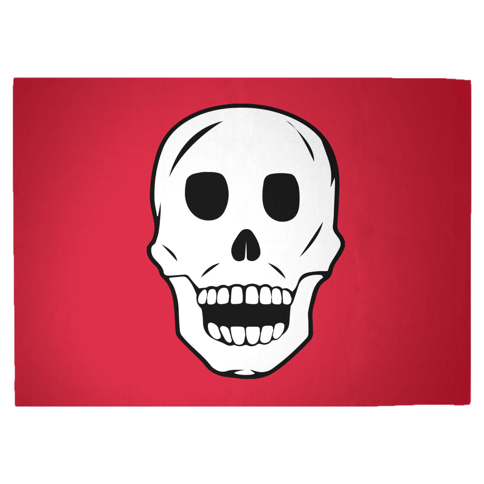 Skull Woven Rug - Large