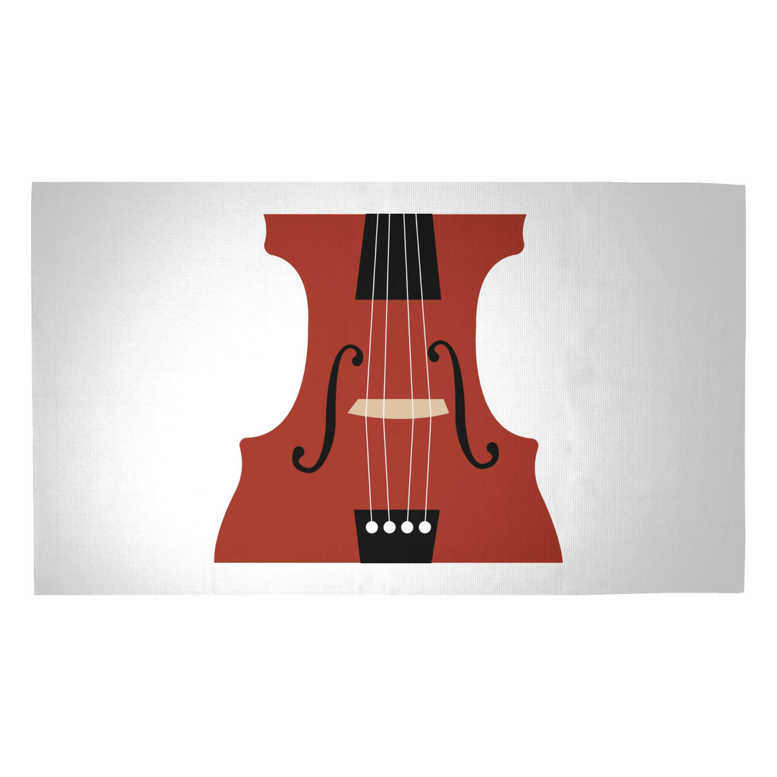 Violin Woven Rug - Medium