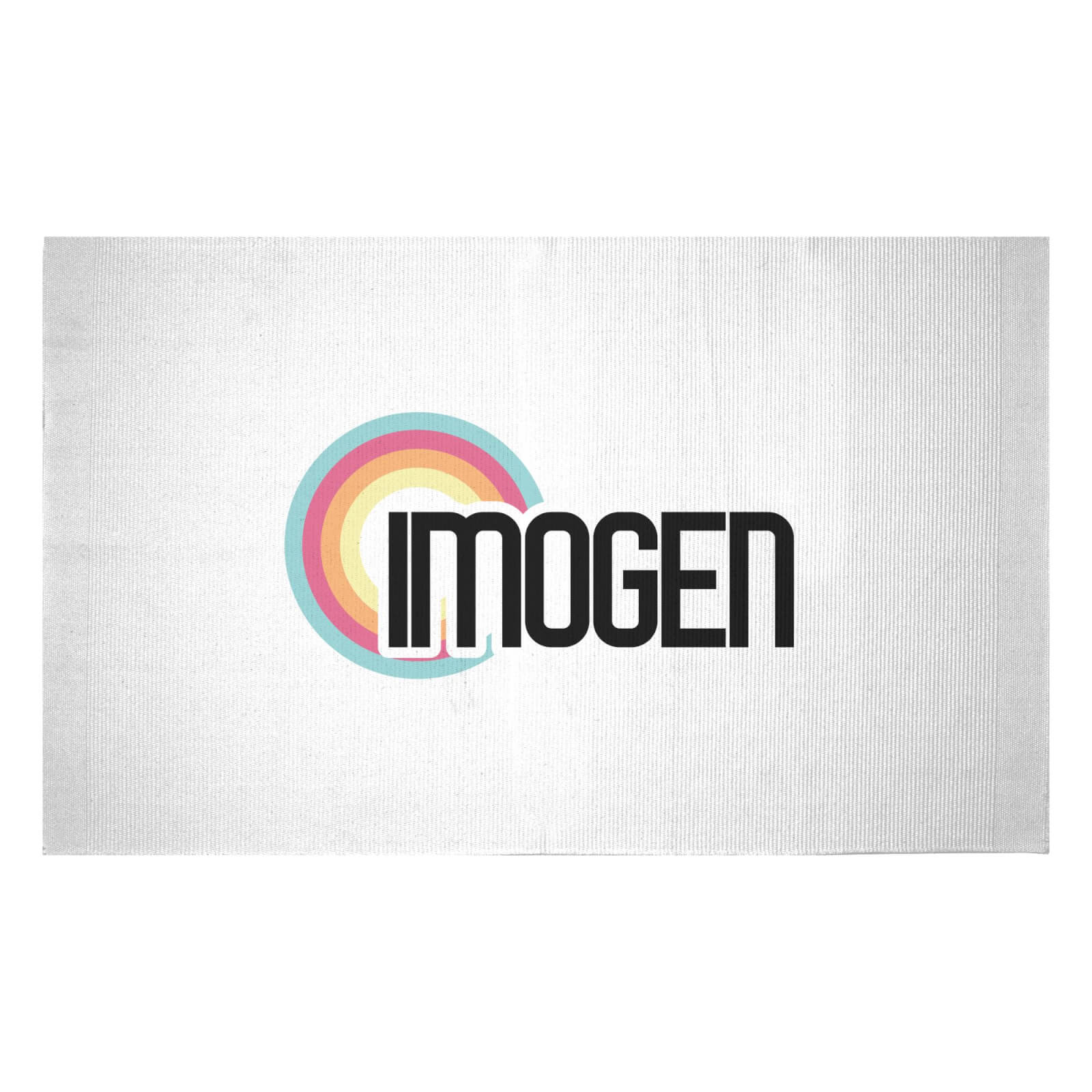 Imogen Rainbow Woven Rug - Small