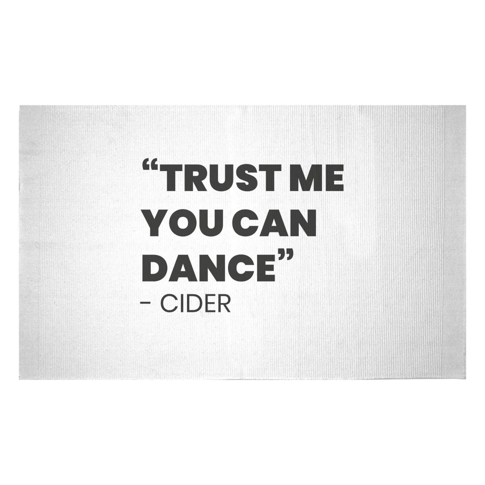 Trust Me You Can Dance - Cider Woven Rug - Small