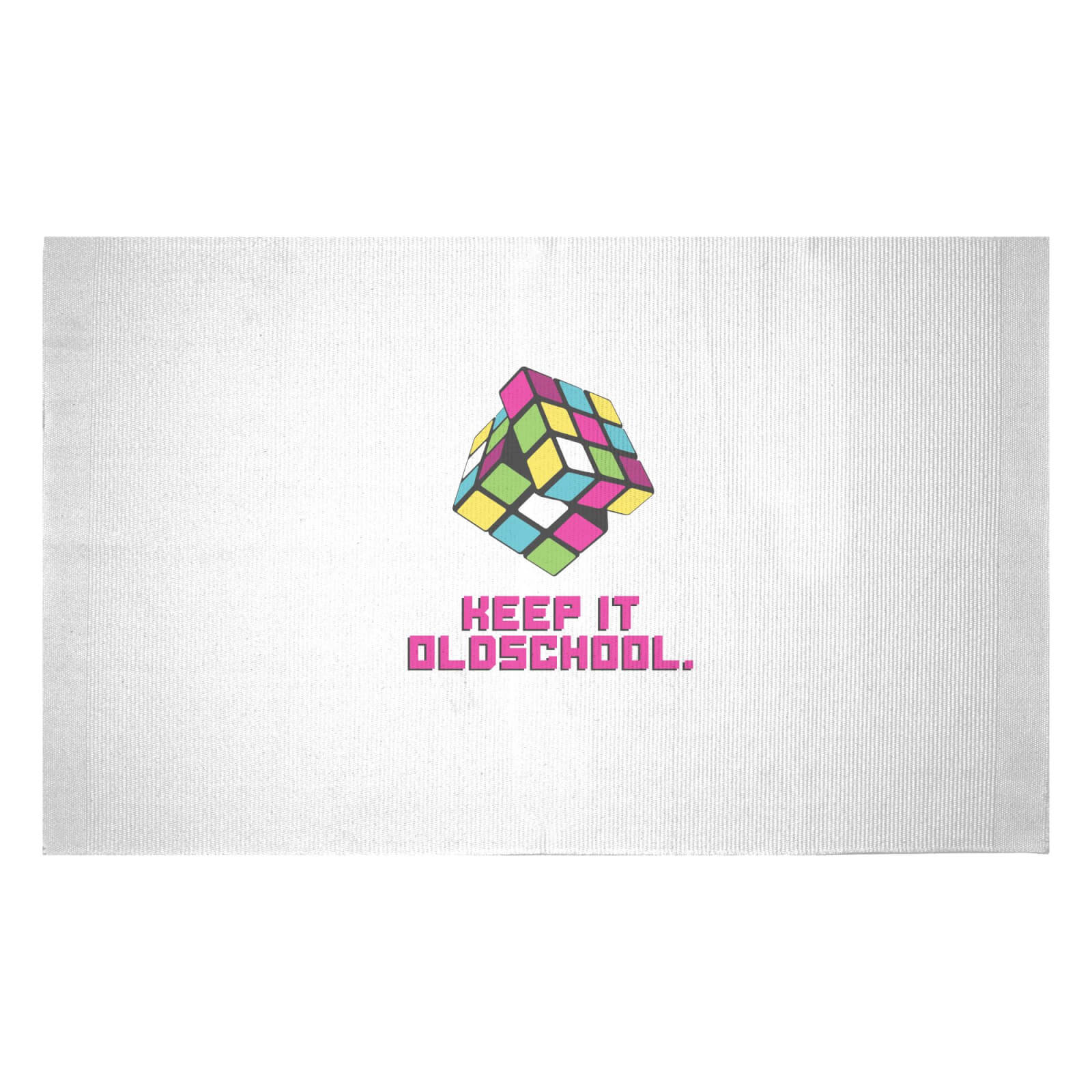Keep It Old School Woven Rug - Small