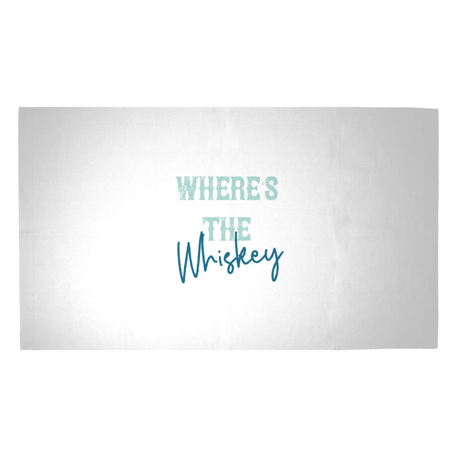 Where's The Whiskey Woven Rug - Medium