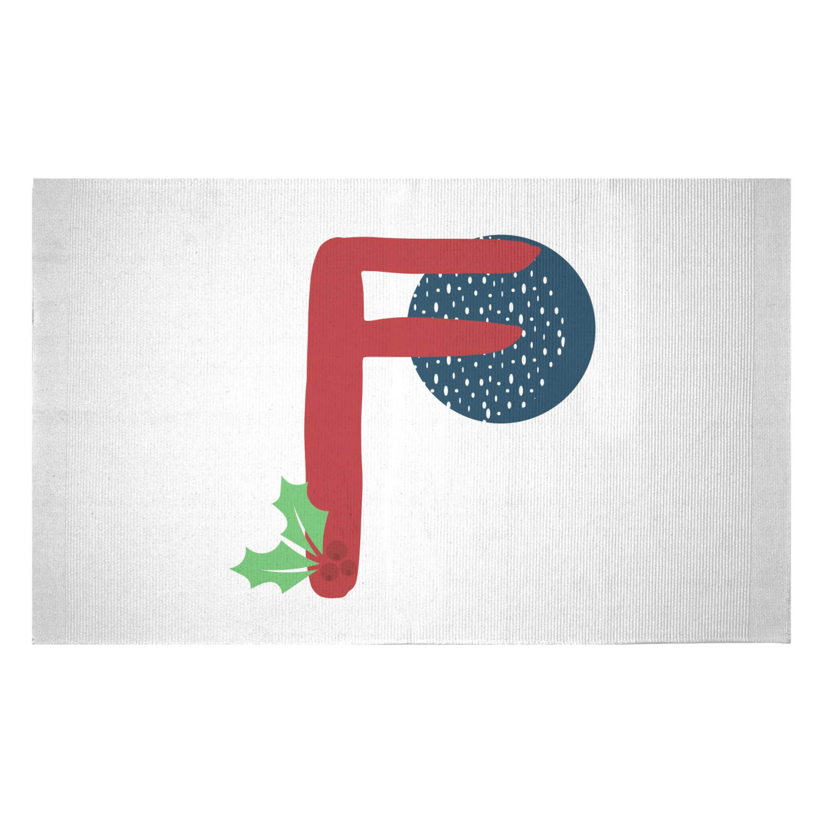 F Woven Rug - Small