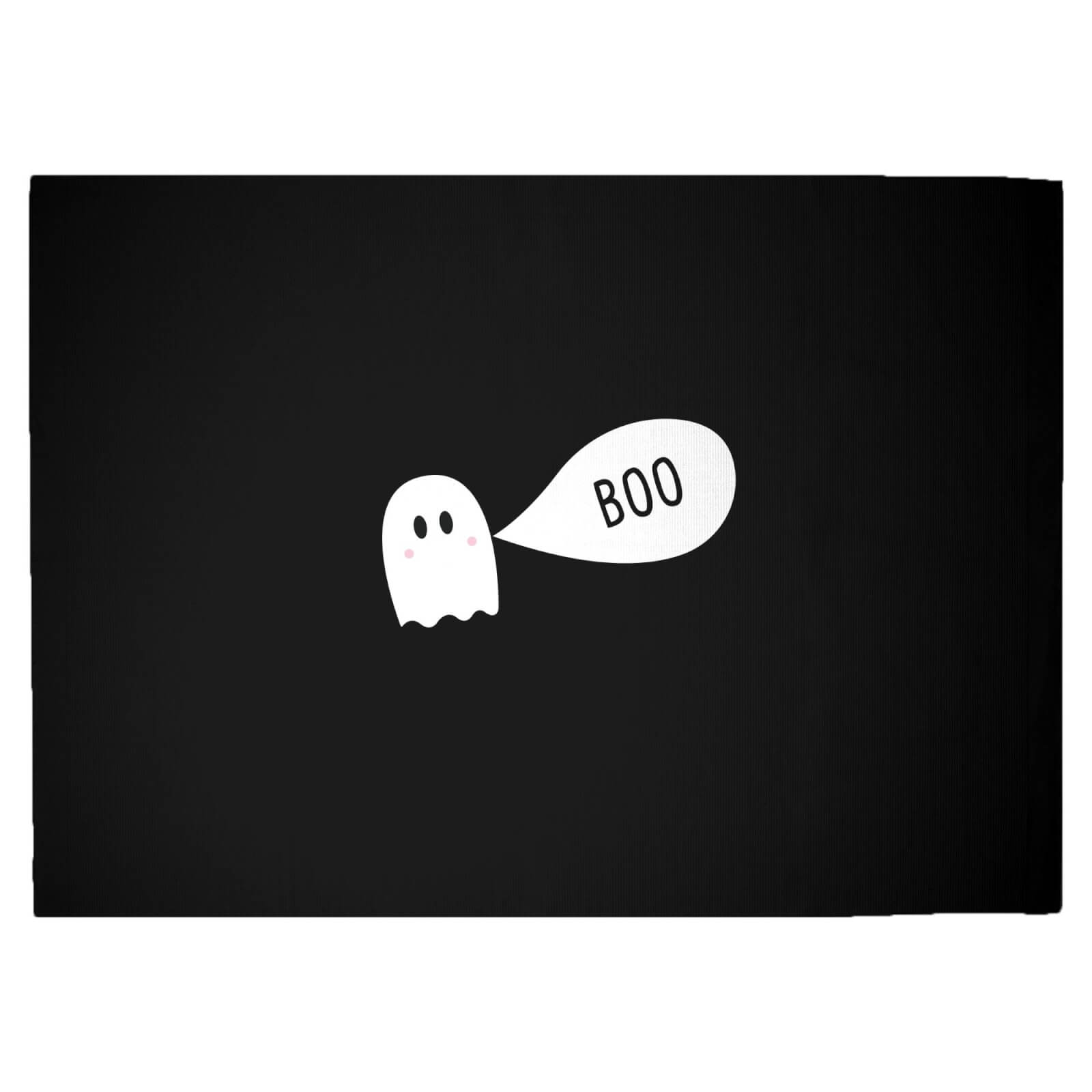 Ghost Boo Woven Rug - Large