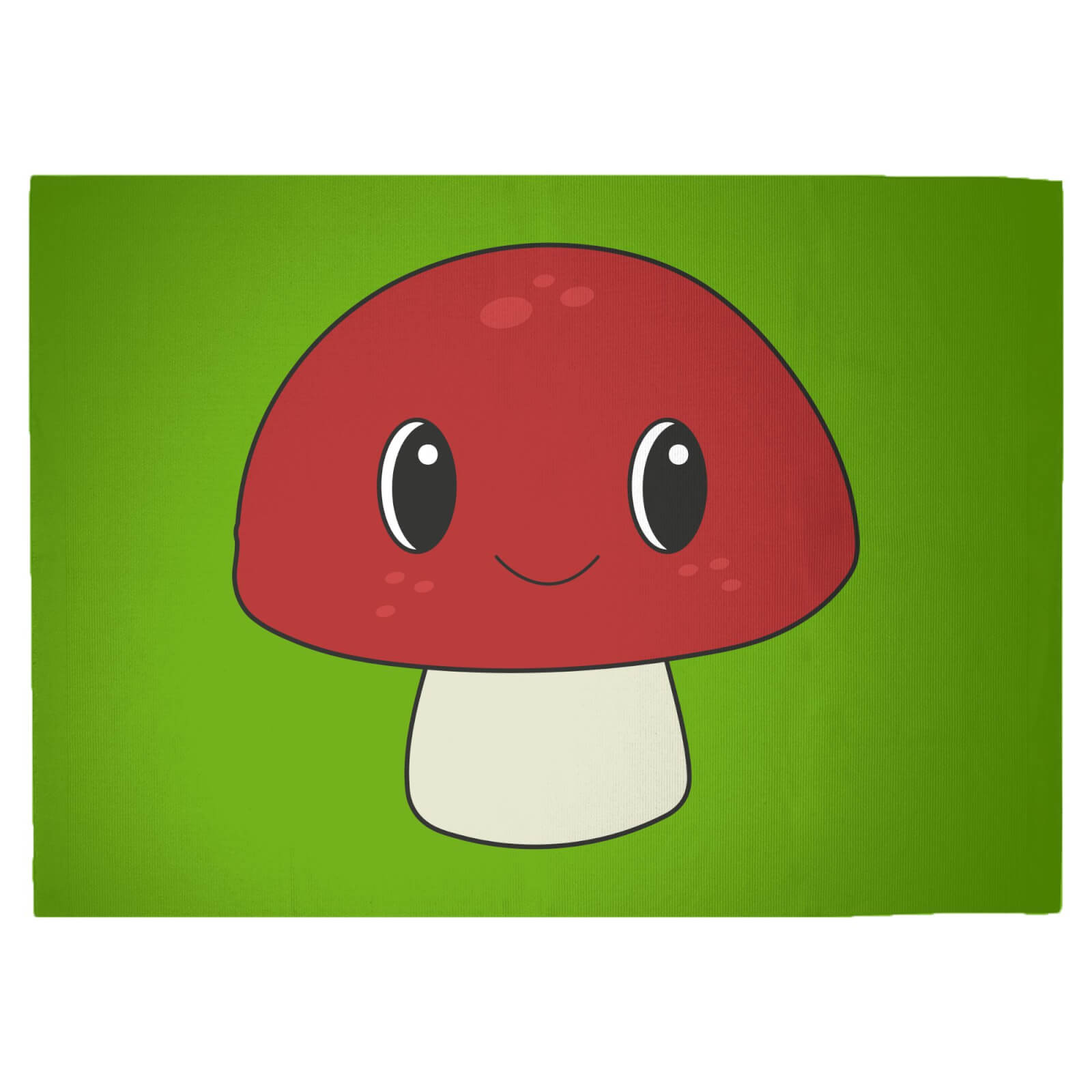 Mushroom Woven Rug - Large