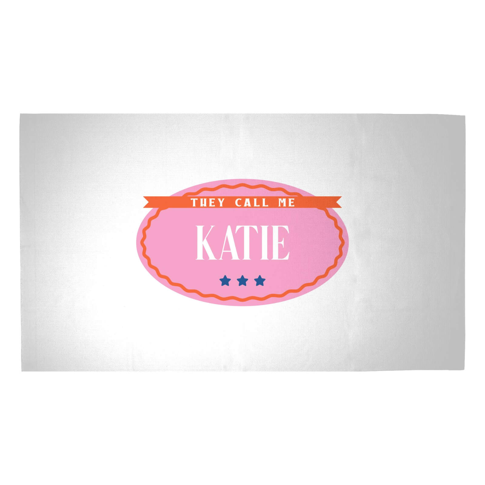 They Call Me Katie Woven Rug - Medium