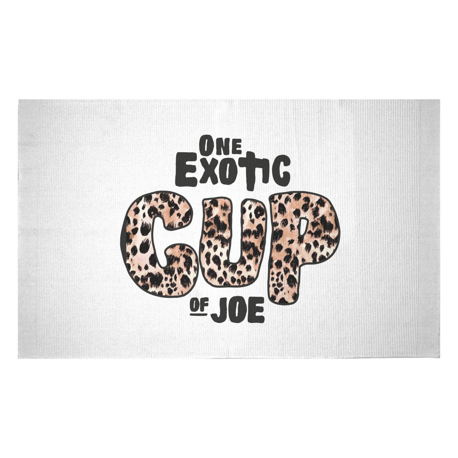 One Exotic Cup Of Joe Woven Rug - Small