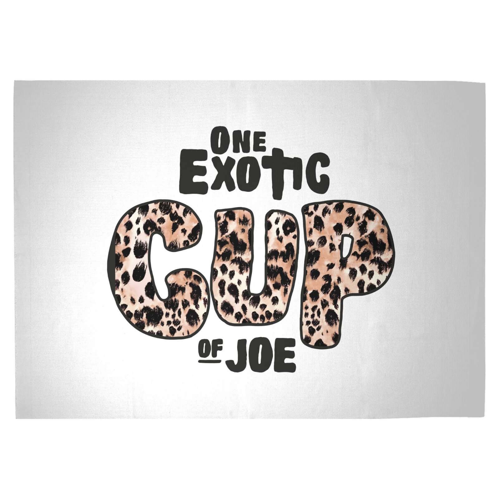 One Exotic Cup Of Joe Woven Rug - Large