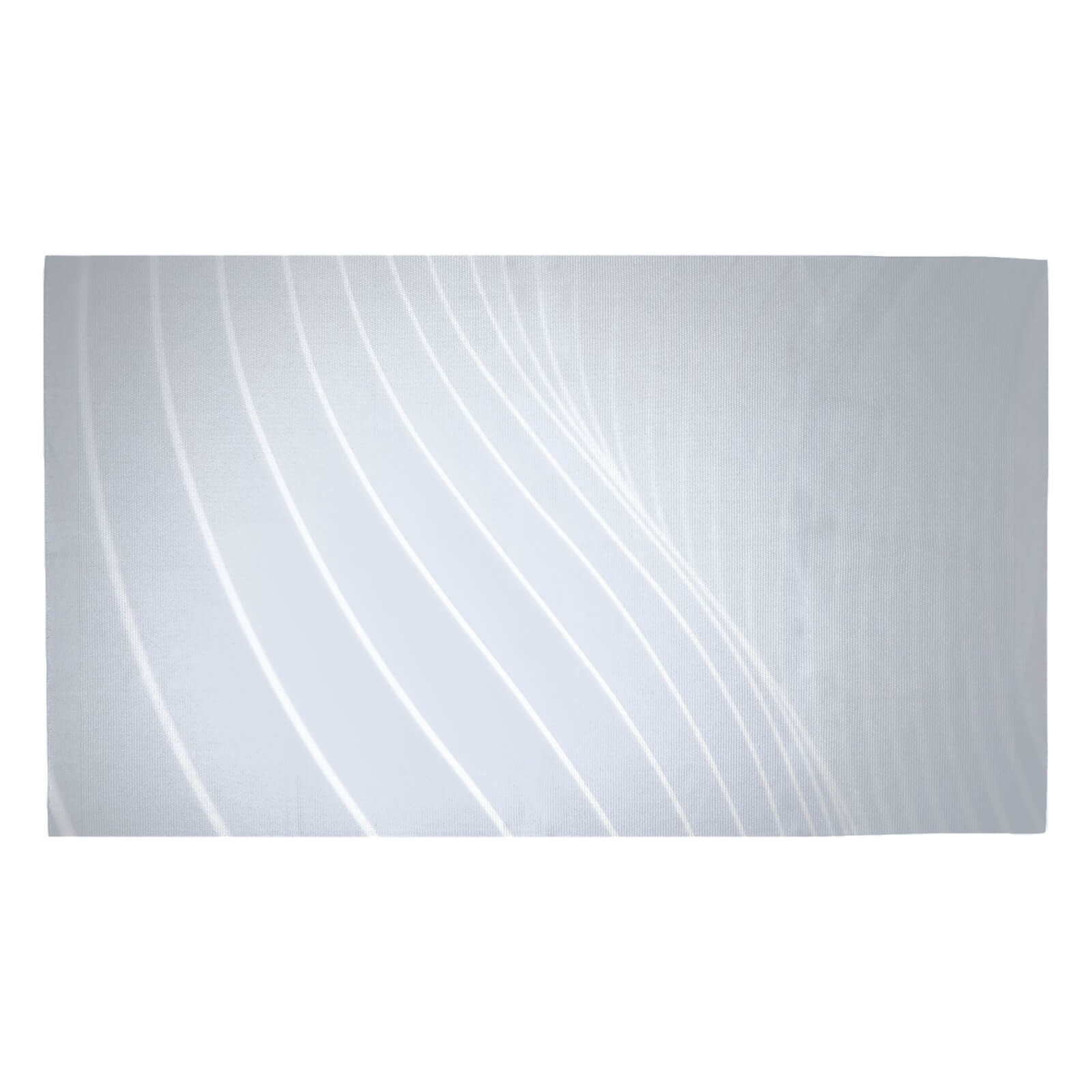White Lines Woven Rug - Medium