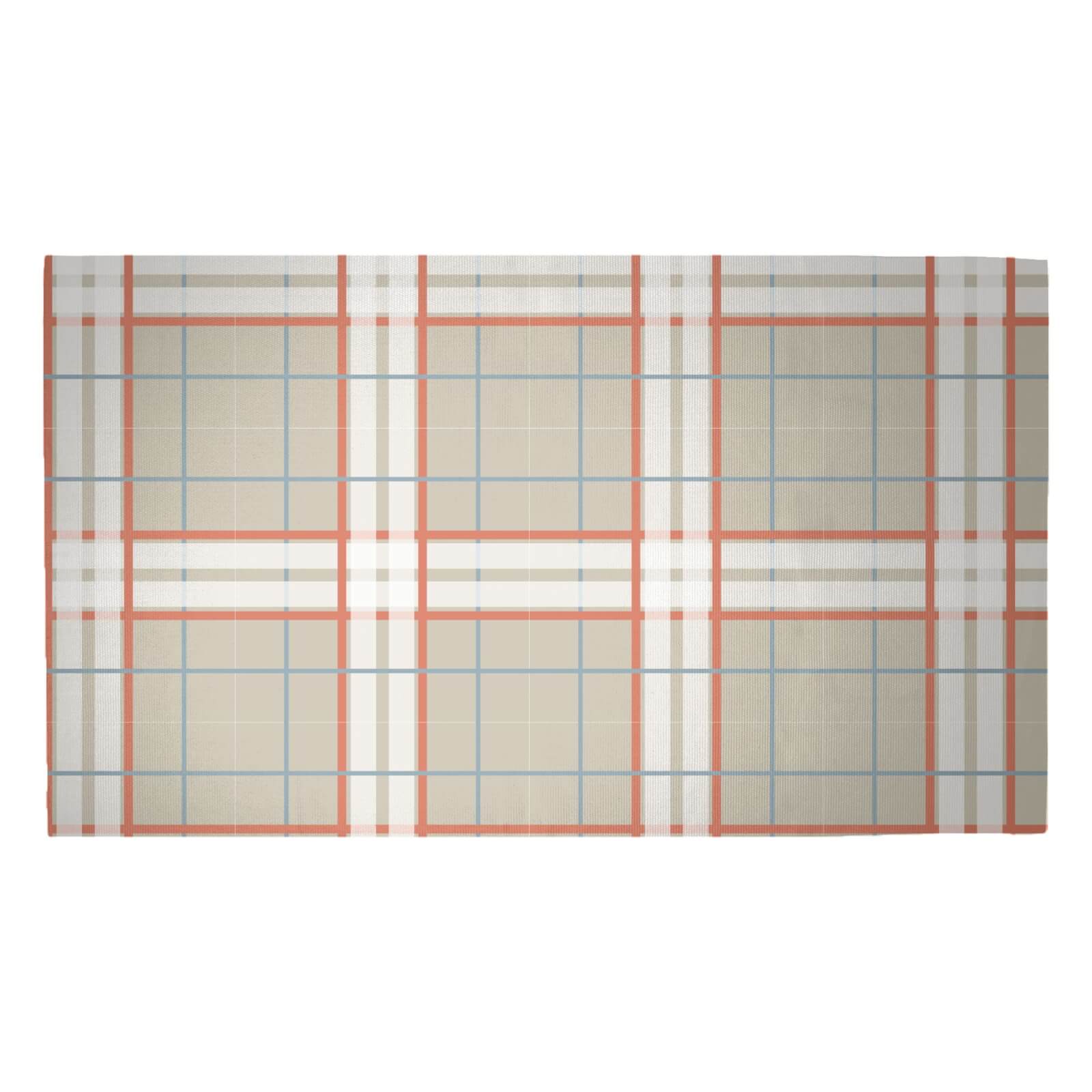 Artistic Tartan Woven Rug - Medium