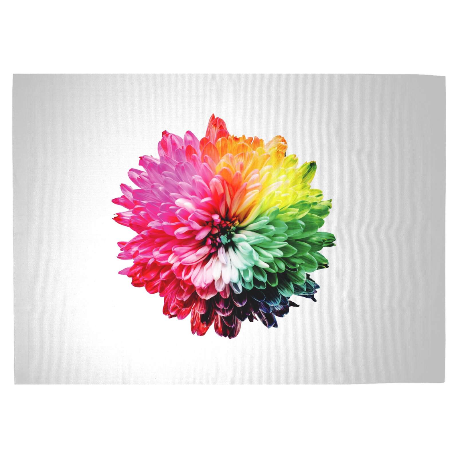 Fluro Flower Woven Rug - Large