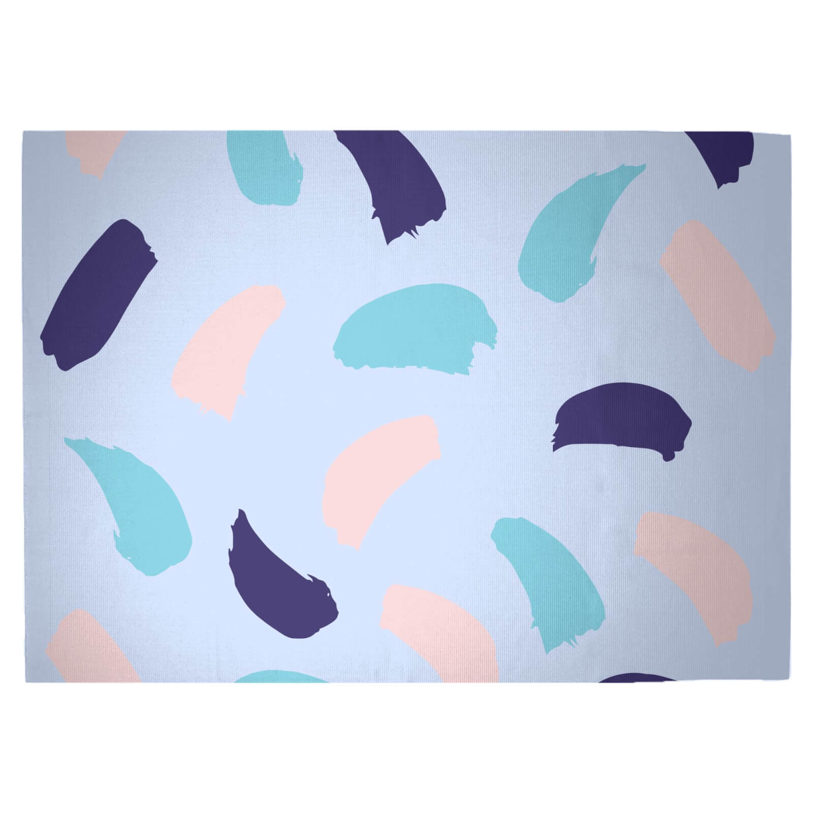 Large Brush Strokes Woven Rug - Large