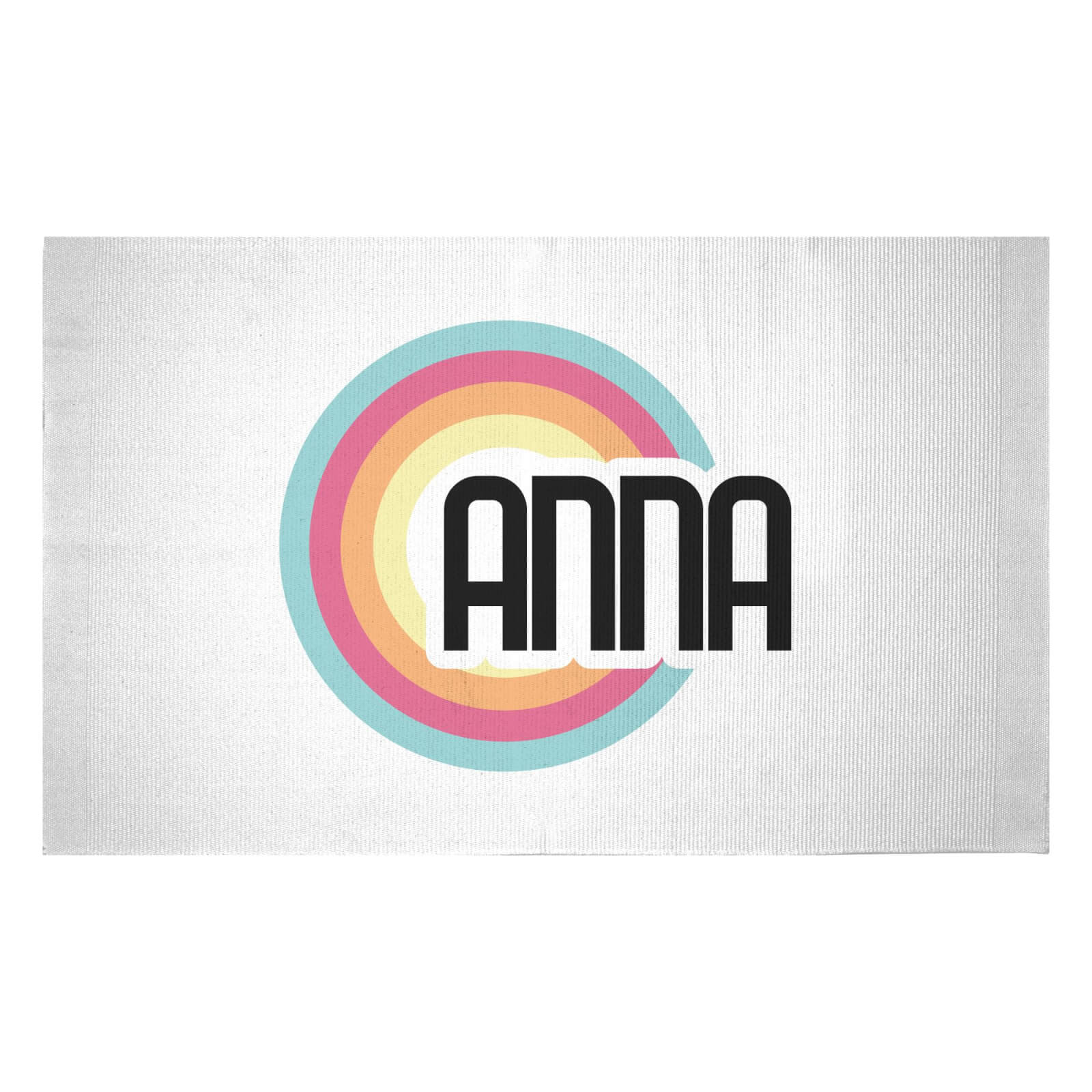 Anna Rainbow Woven Rug - Small
